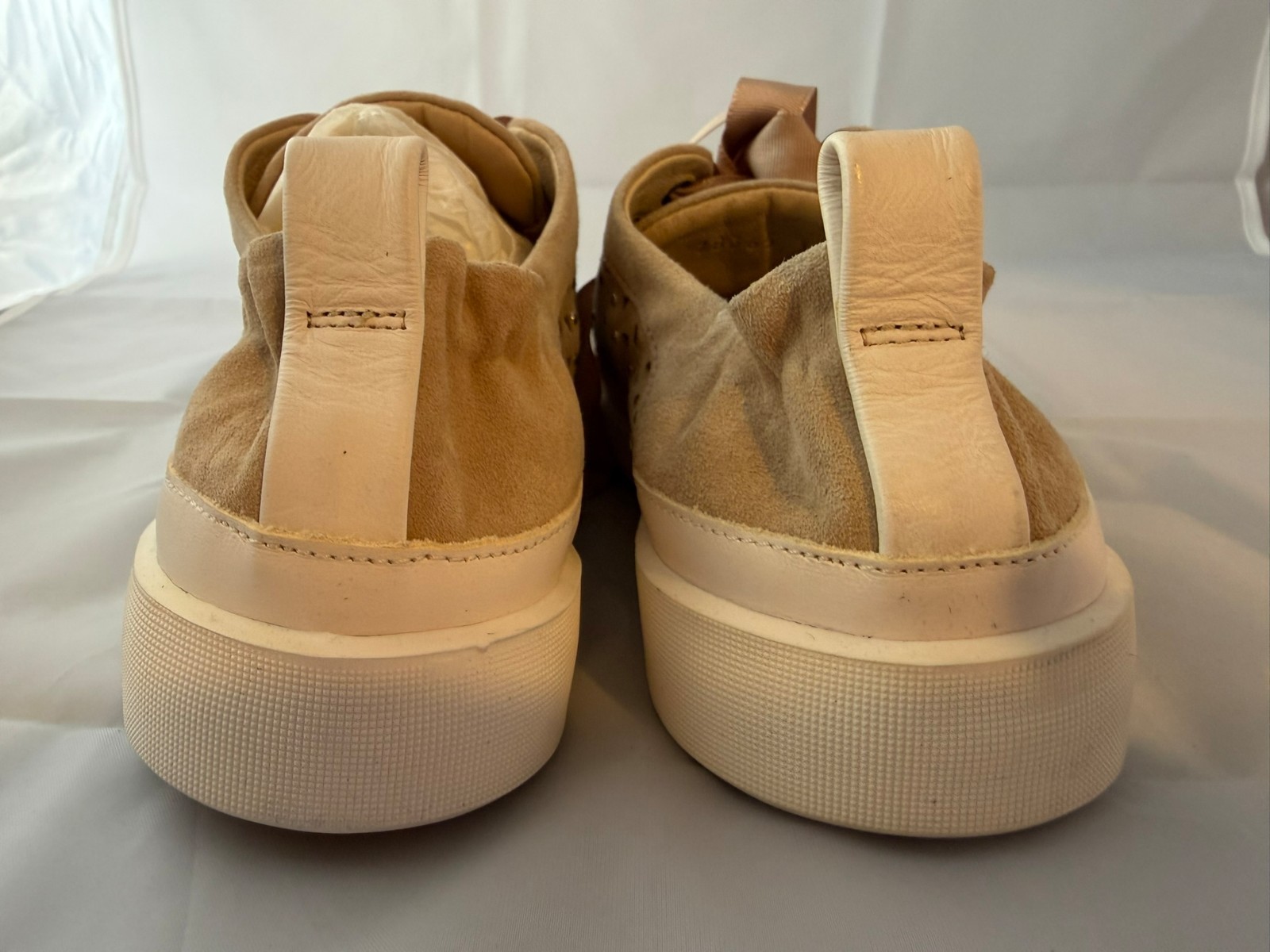 SoftWaves Women’s 7.87.41 Camel/Off White Shoe, Size 41 (10 US) NEW