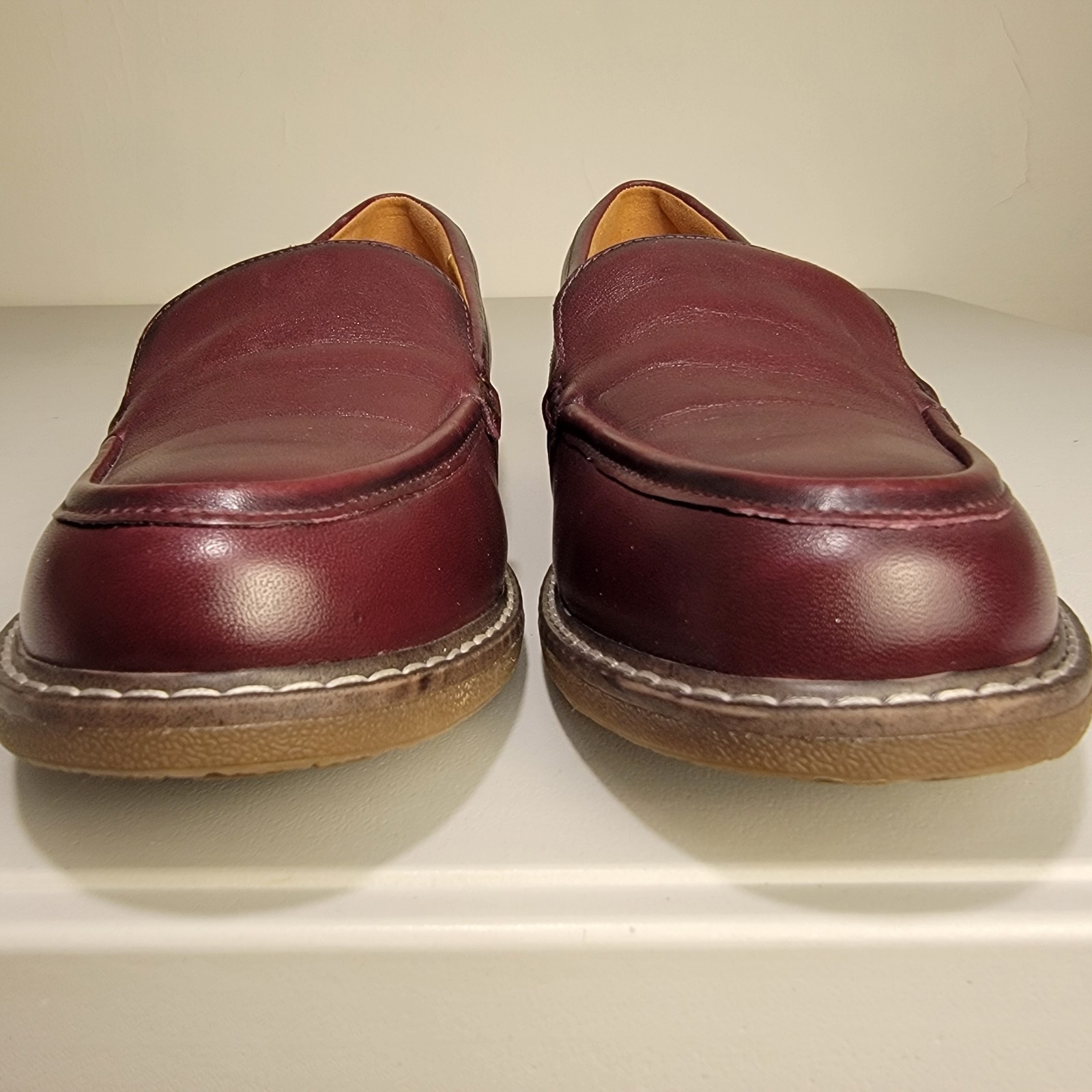 Easy Spirit Jaylin Brown Leather Slip-On Comfort Loafers Shoes Women’s 9M – NWOT