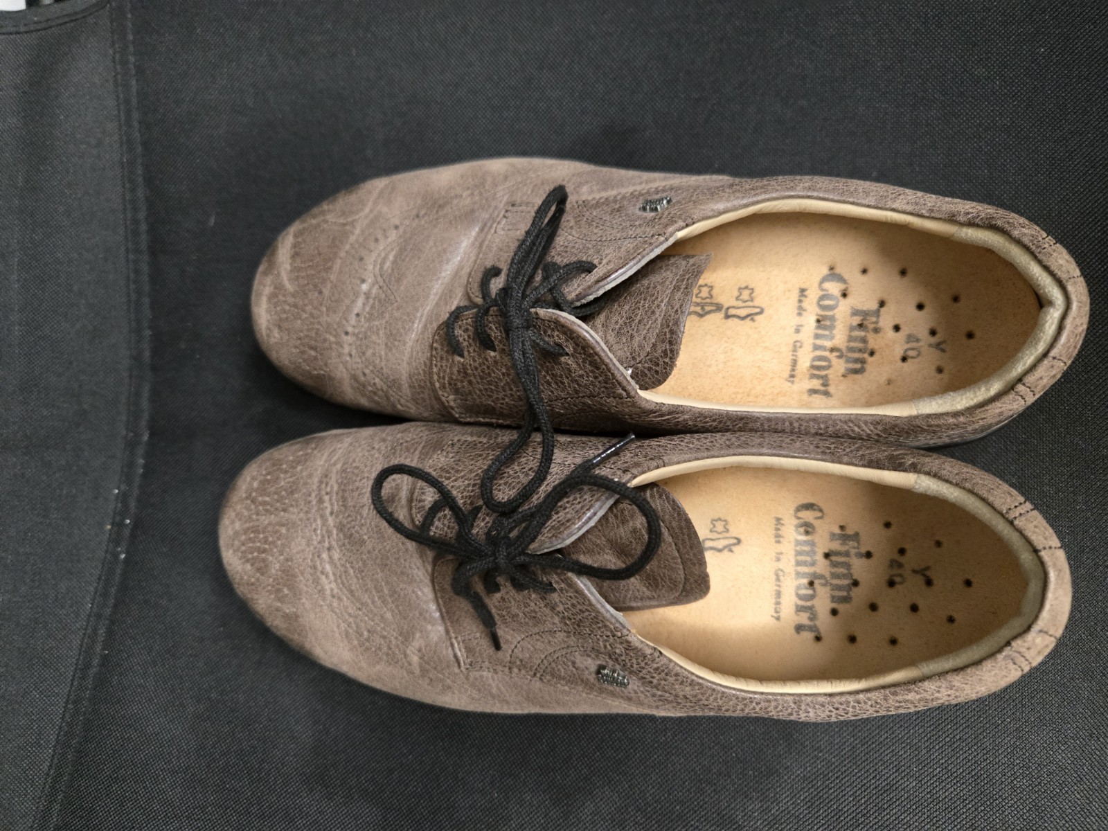 Finn Comfort Germany Vaasa Brown Leather Wingtip Shoes Women’s Size 9