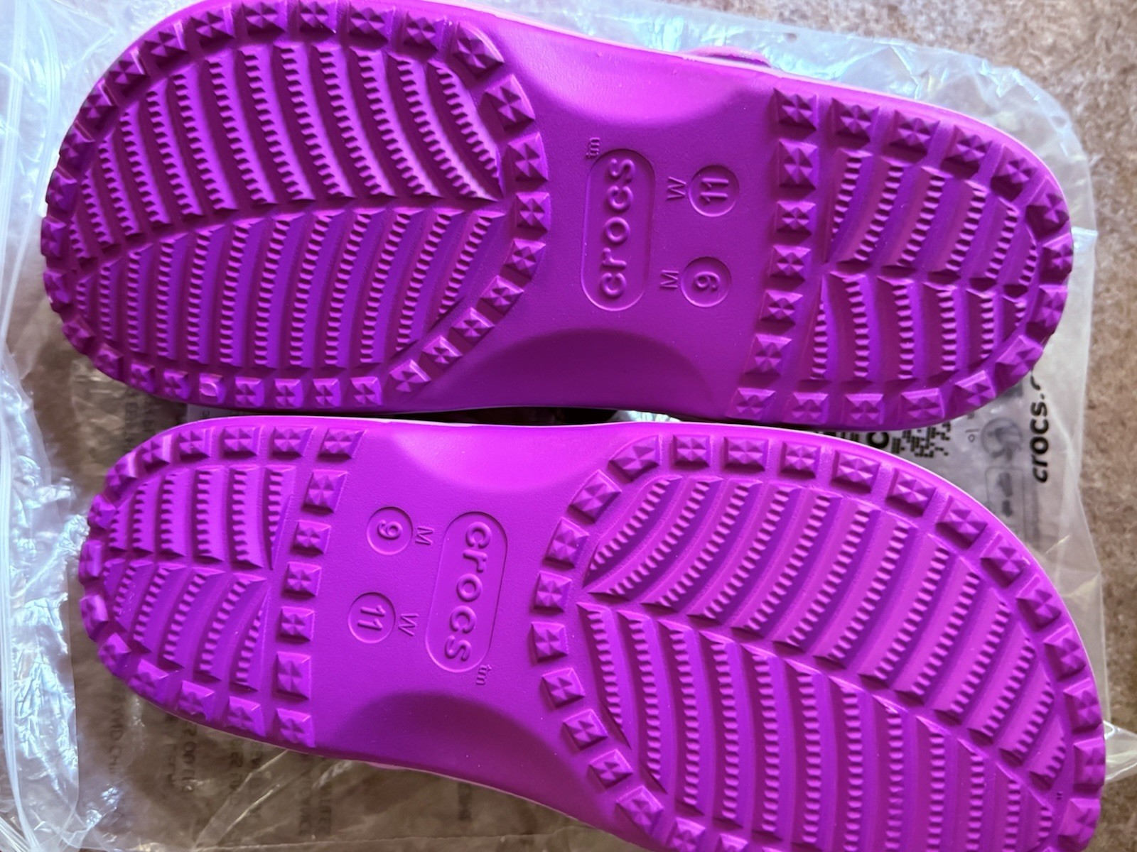 Crocs Floral Cut Out Elevated Clog