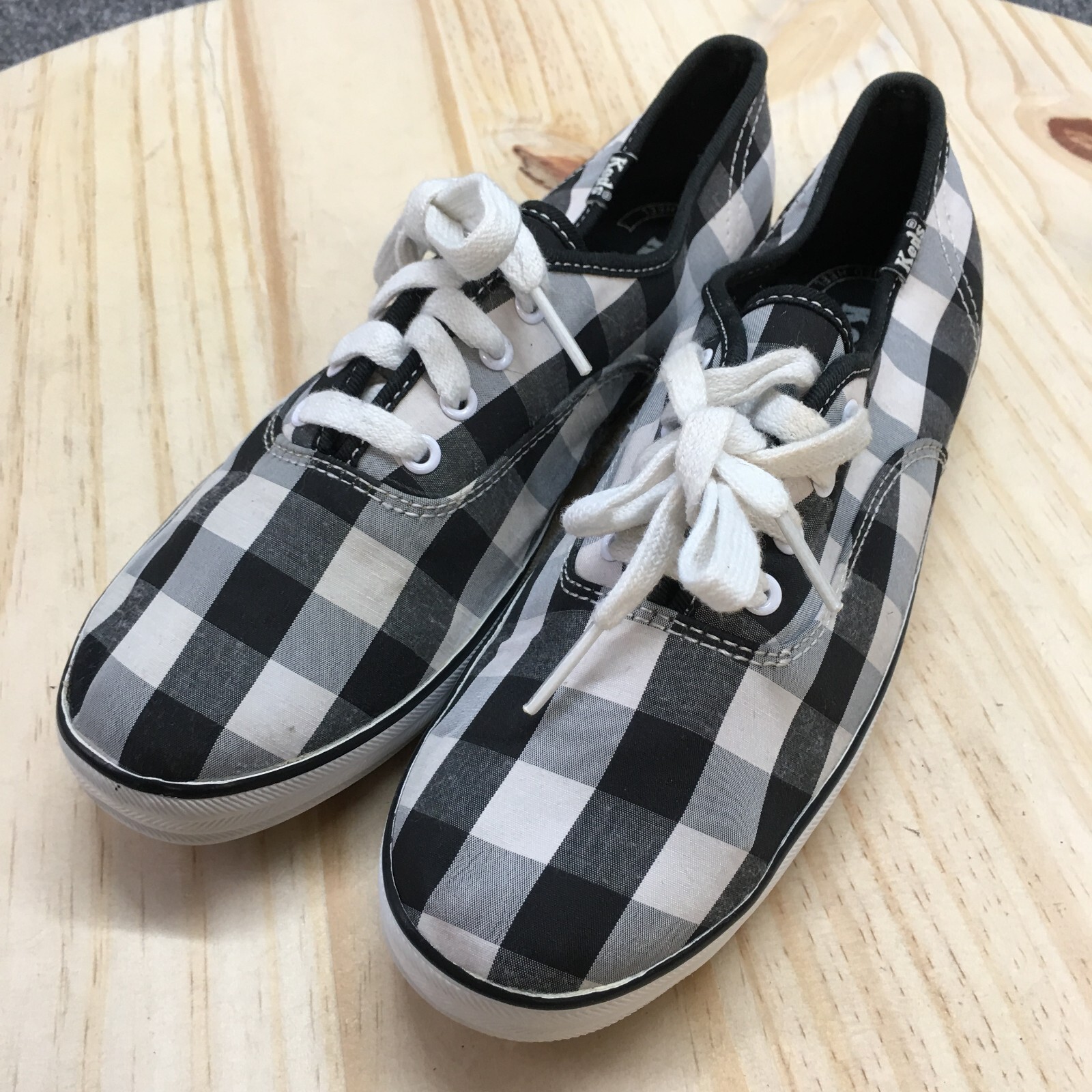 Keds Shoes Womens 6.5 Champion Checkerboard Plaid Sneakers Multicolor WF42148M