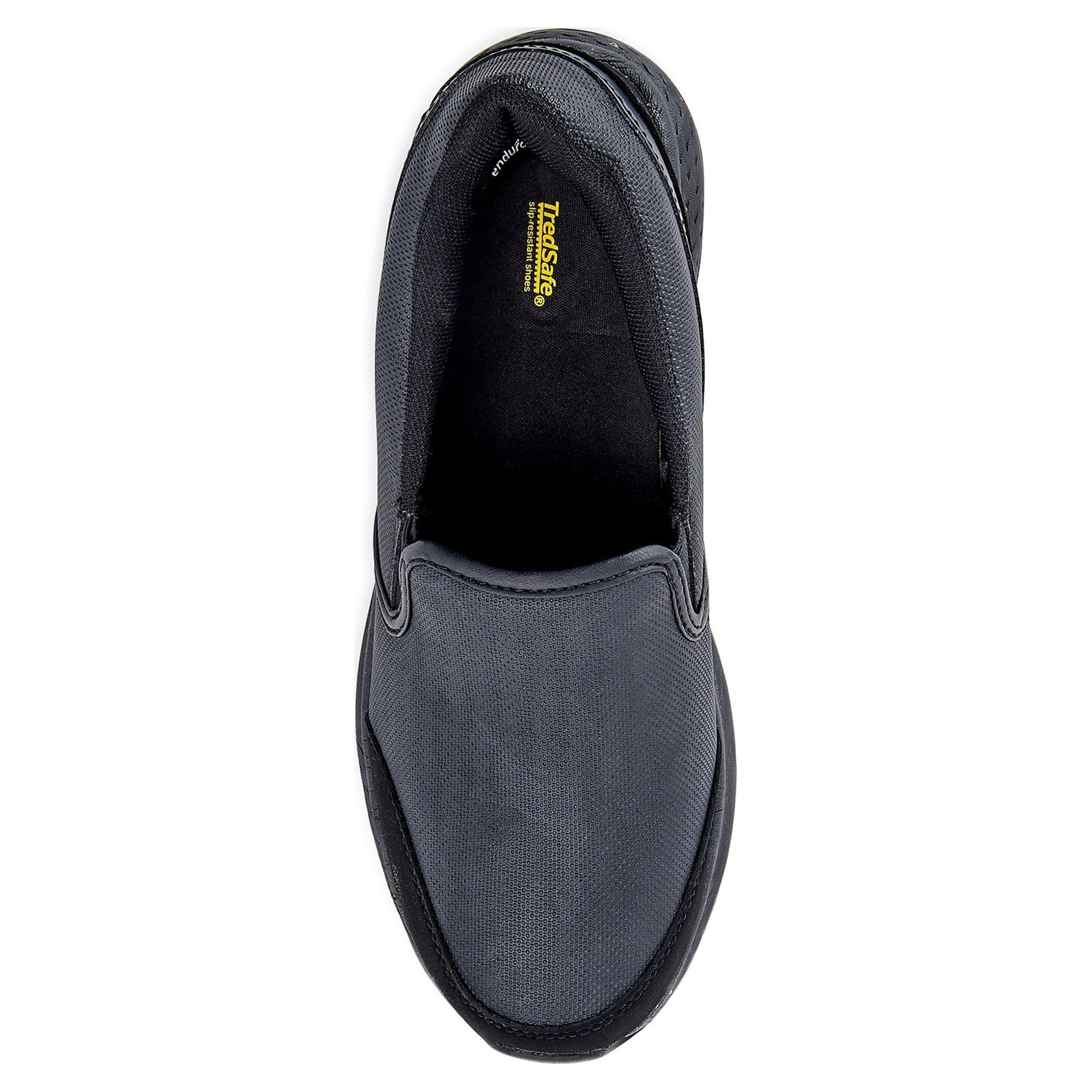 Tredsafe Women’s Black Comfort Anti-Fatigue Slip-On Casual Walking Shoes: 6-11