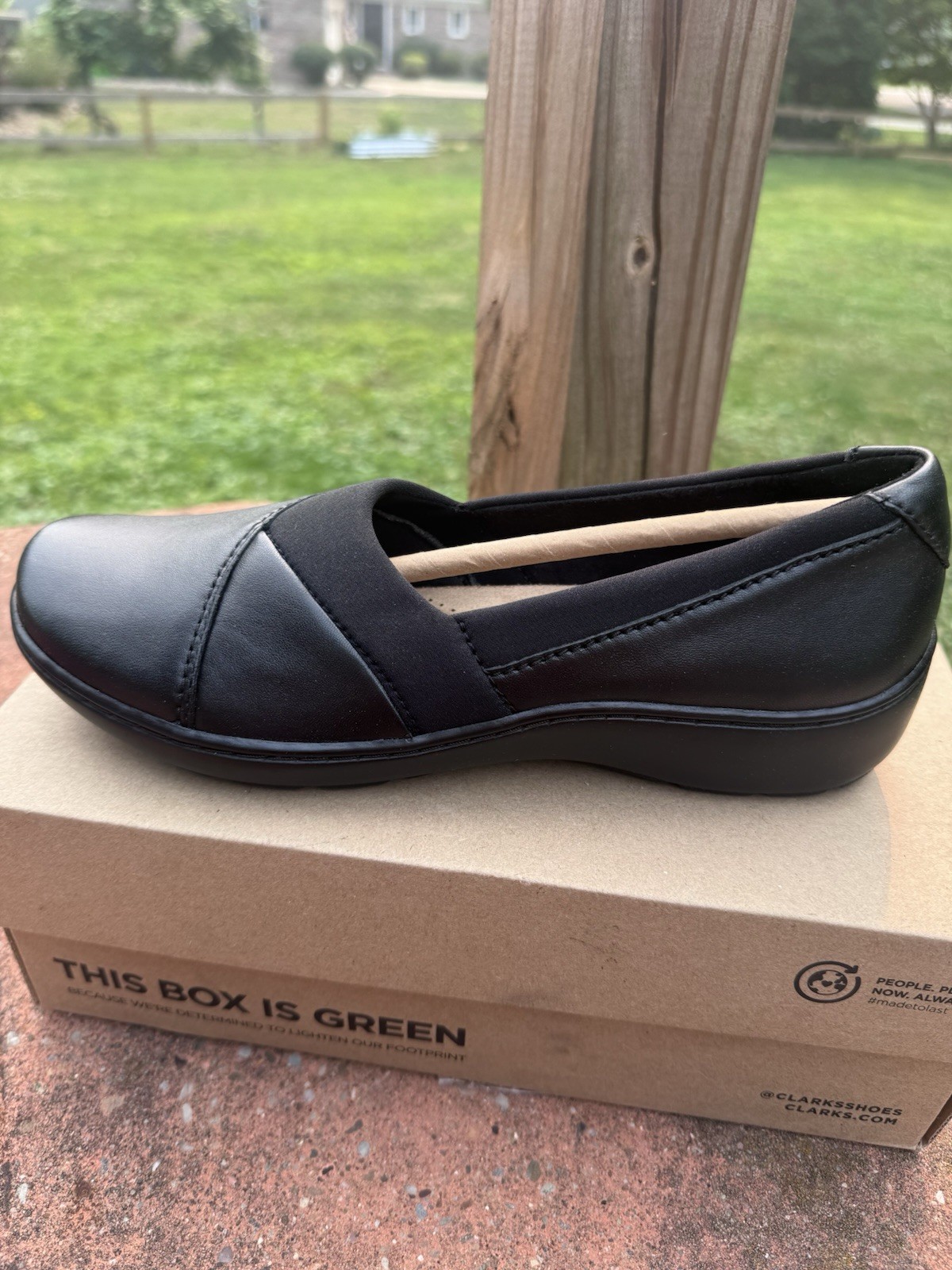 Clark’s Collection Women’s Slip-On Shoes, Size 9, Black