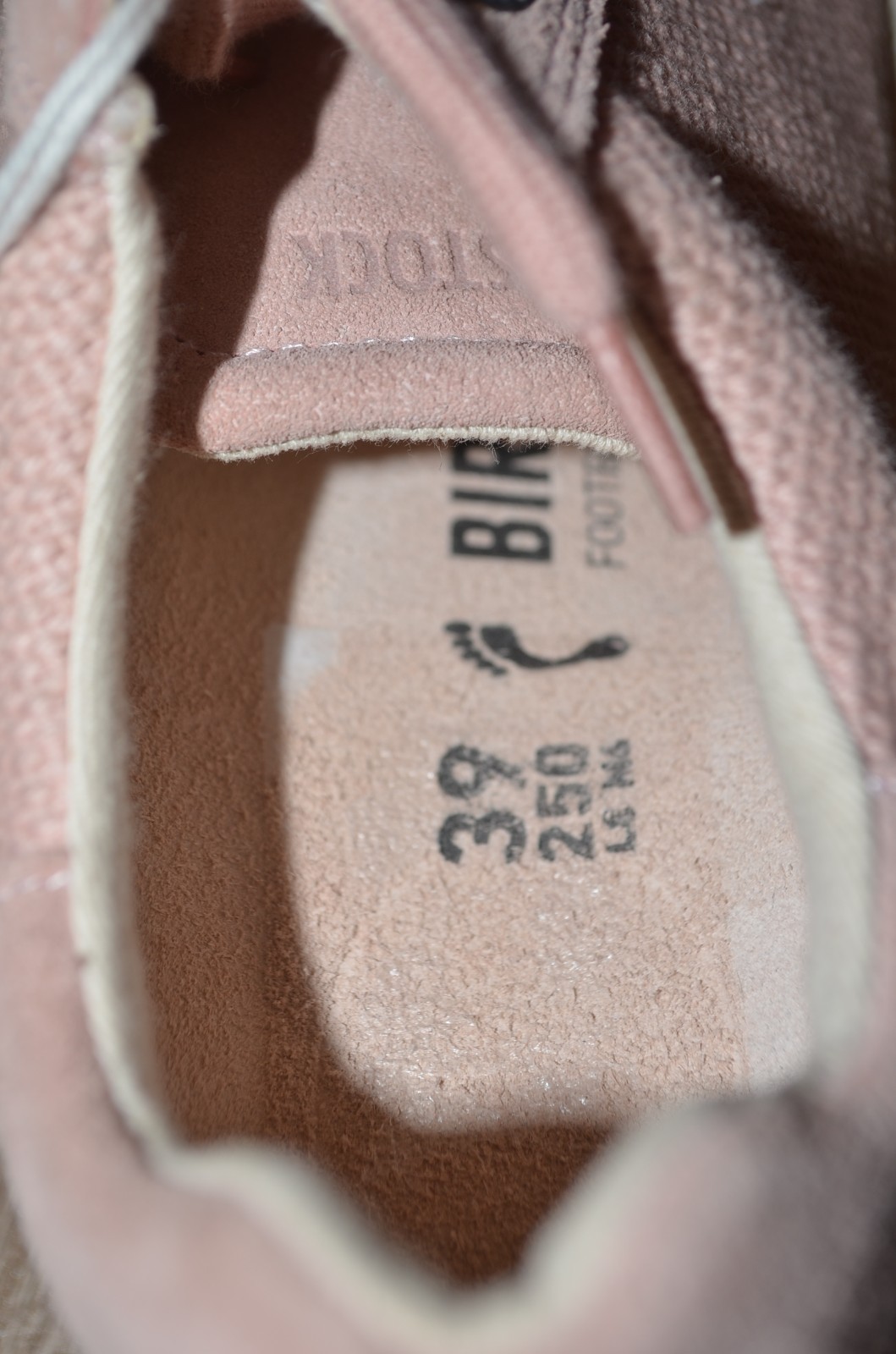 Birkenstock Bend Low Top Lace Up Sneaker Soft Pink Suede Womens EU 39 US 8- 8.5
