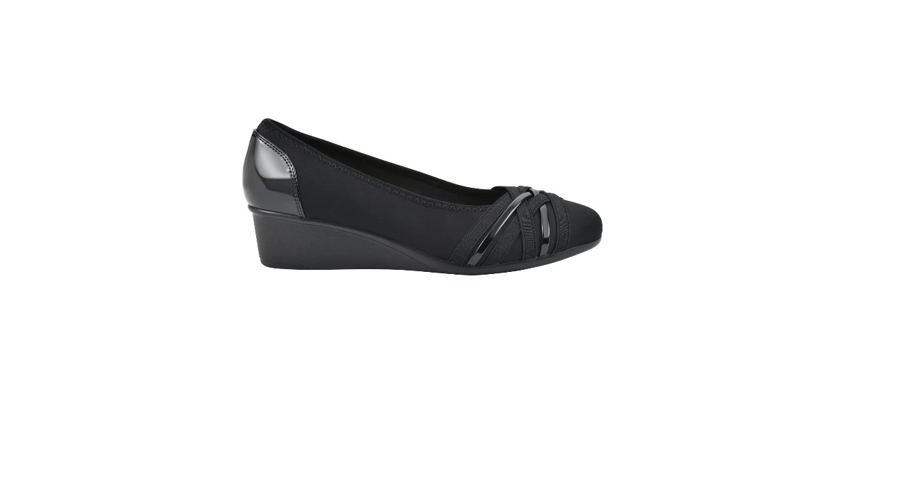New Cliffs by White Mountain Bowie Wedge Women’s Shoes Wide Width Multi-Size