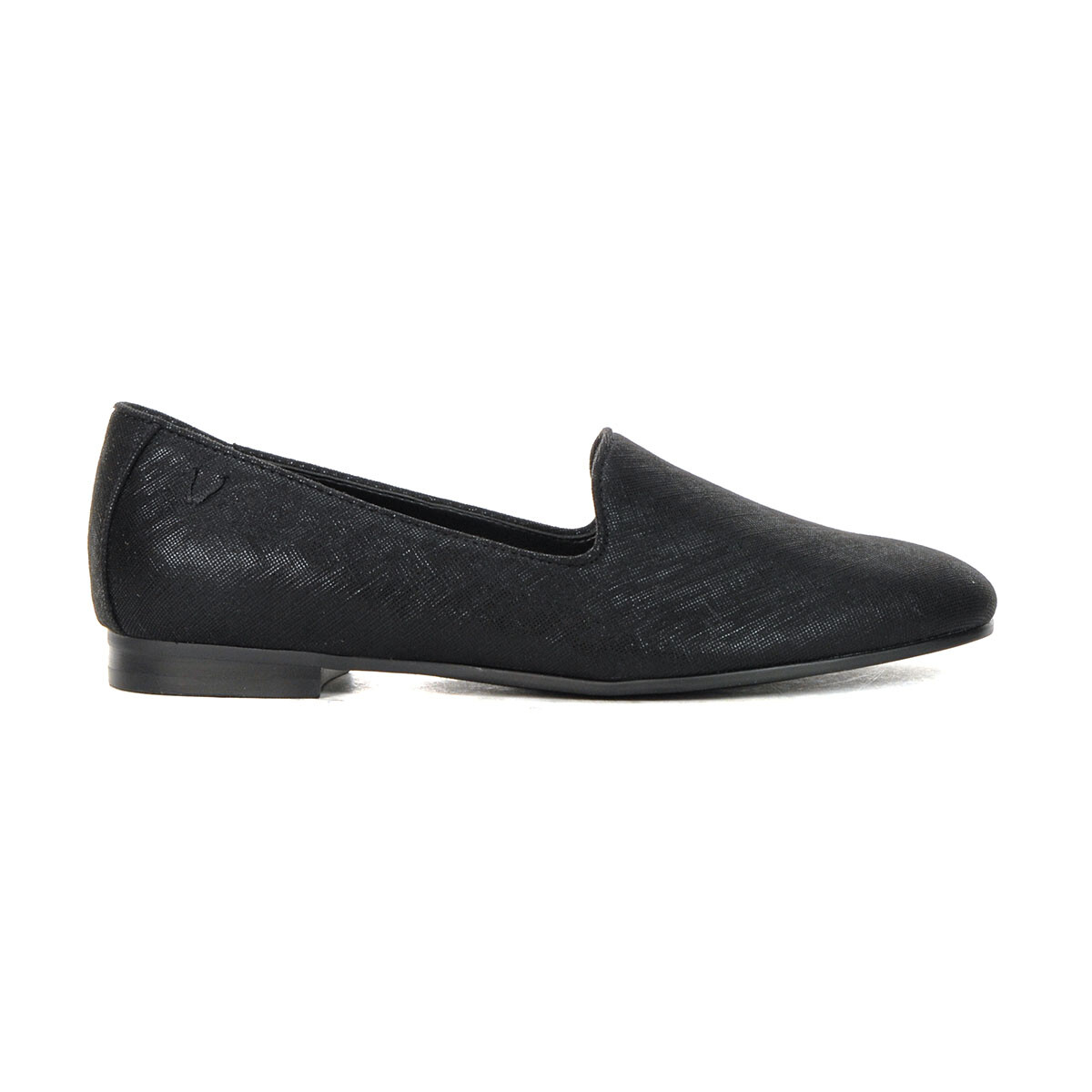 Vionic Women’s Willa II Black Shimmer Leather Slip-On Flats H7712L3003