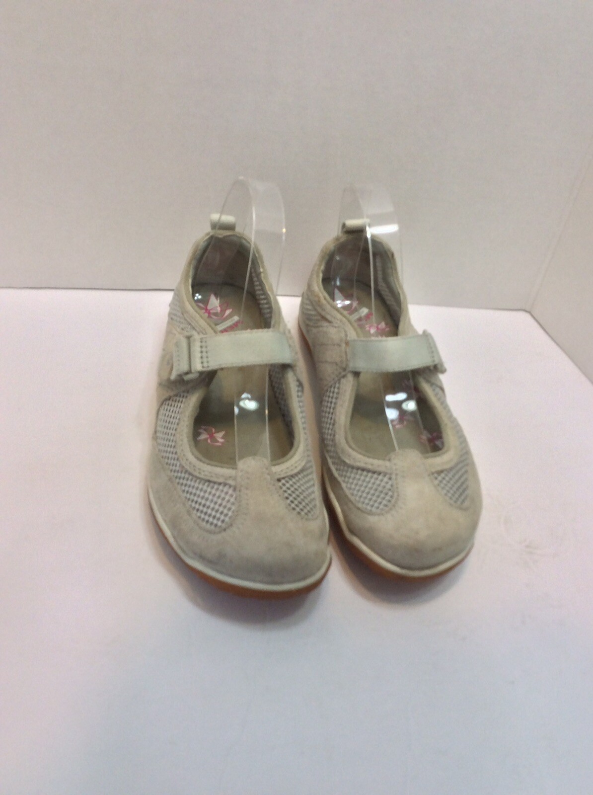 MERREL Air Cushion Gray Mesh/Suede Mary Jane Comfort Women Shoes Size US8 UK5.5