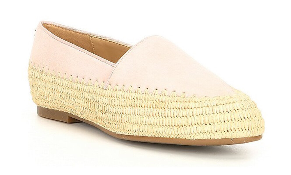 New Michael Kors Women’s Bahia Suede and Jute Flats Slip-On Variety Color&Sizes