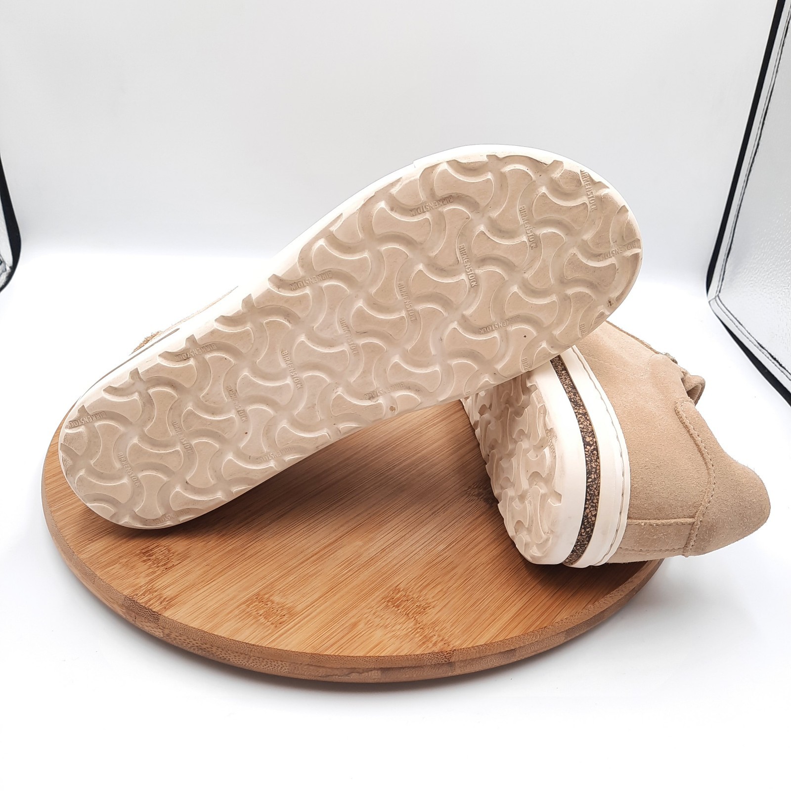 Birkenstock Bend Low Womens Size 39 US 8 Shoes Tan Suede Leather Casual Sneakers