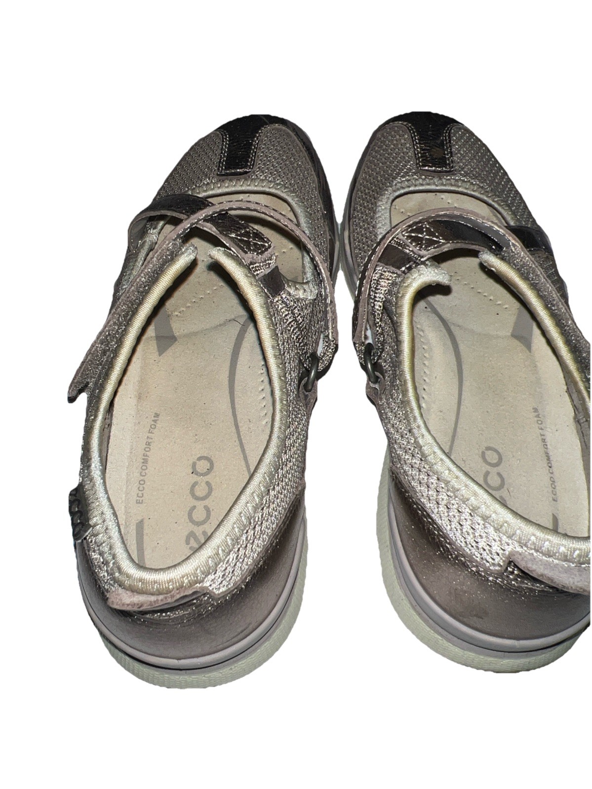 ECCO Women’s Lynx Mary Jane Fashion Gray Metallic Gravel 38