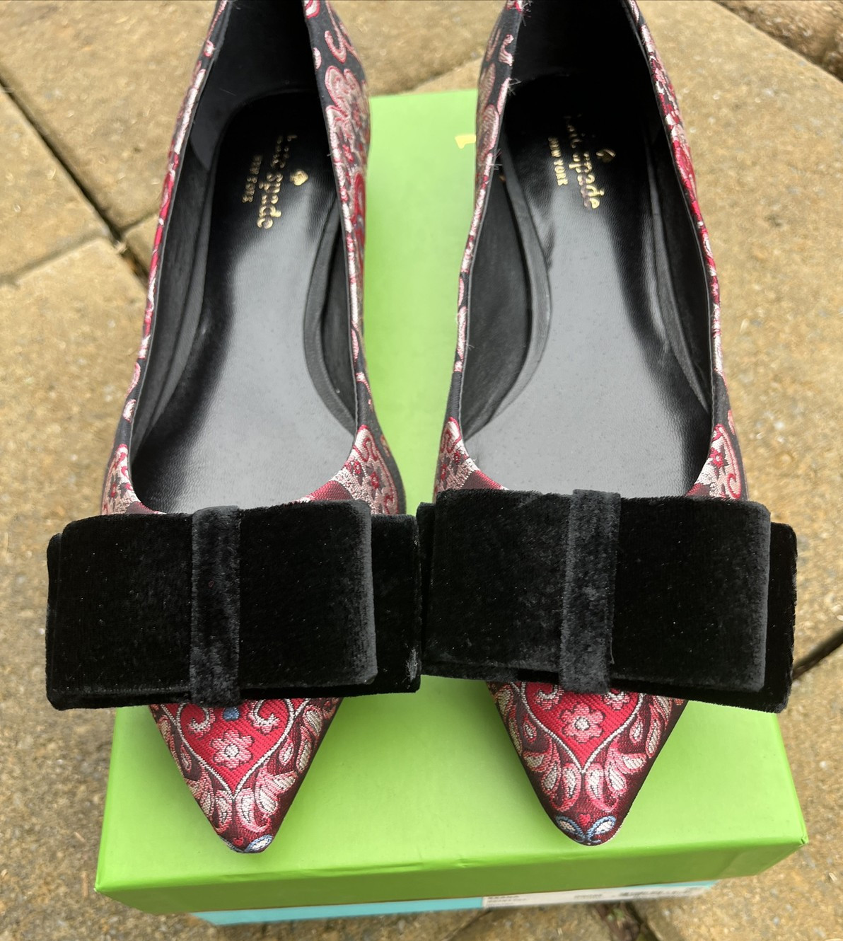 Kate Spade New York RUSSET MULTI Women’s Keana Flat Shoes, US 9M New W Box