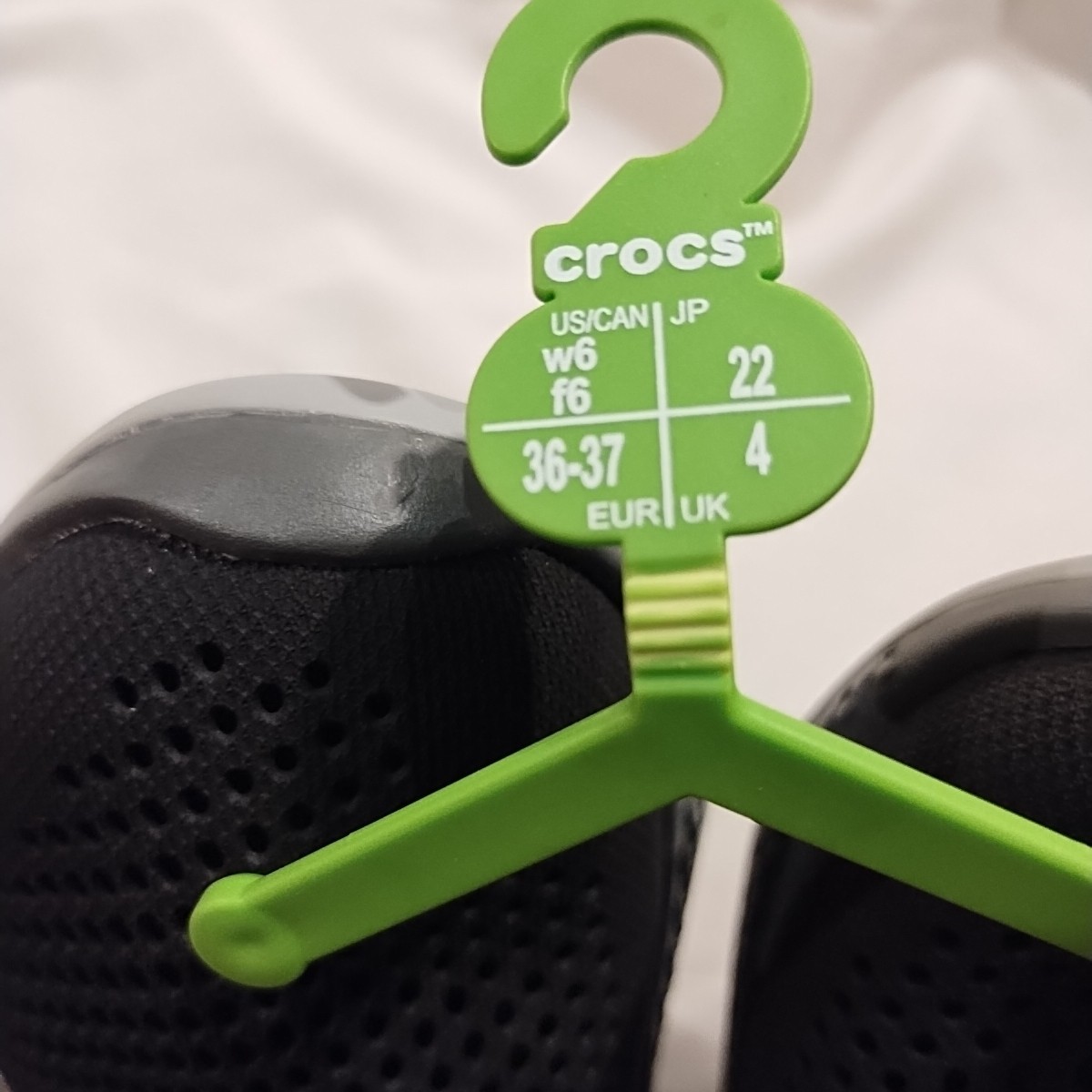 Crocs Lite Ride Unisex Shoes Black Size 6 NWT