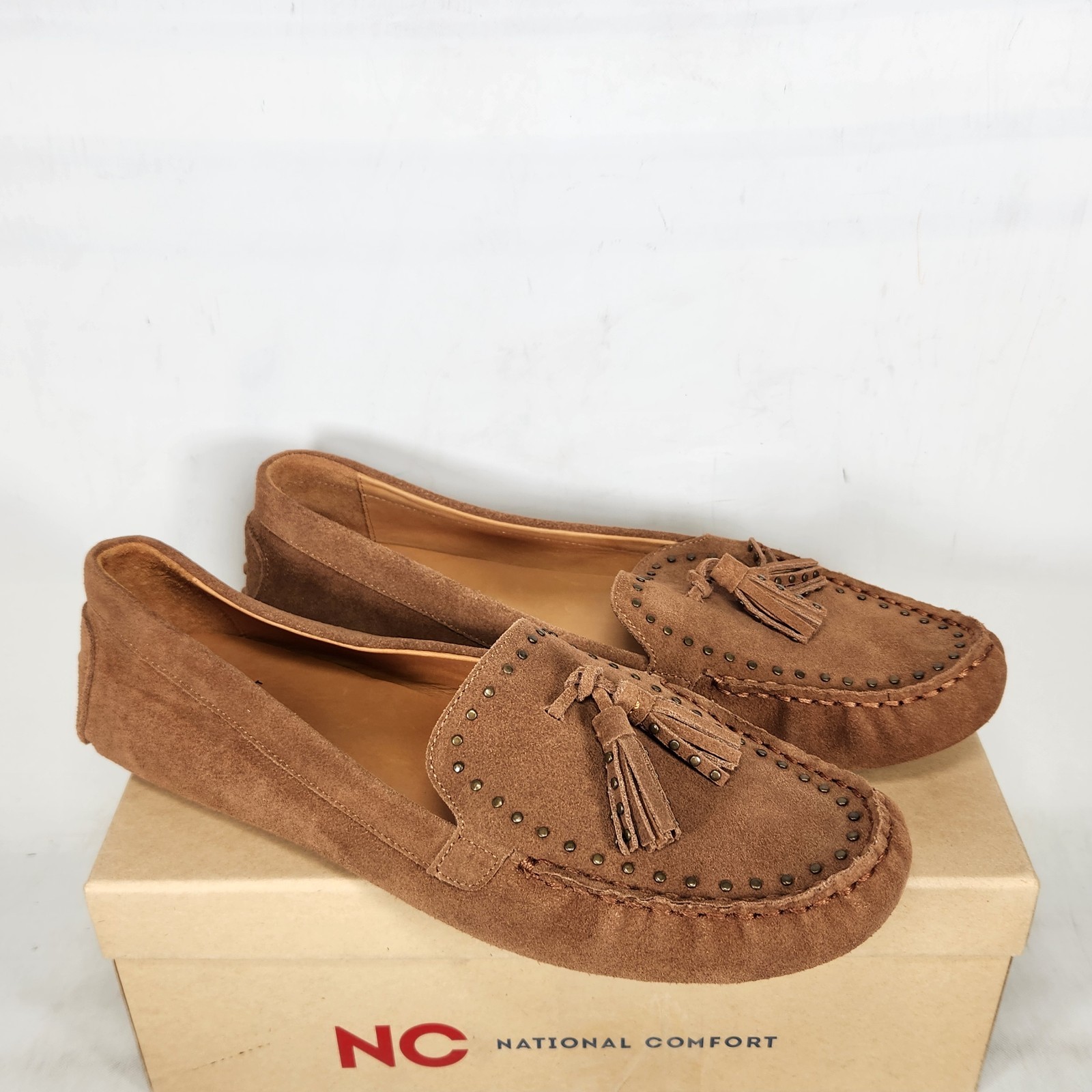 Size 10 – National Comfort Serinna – Tan Suede – Womens