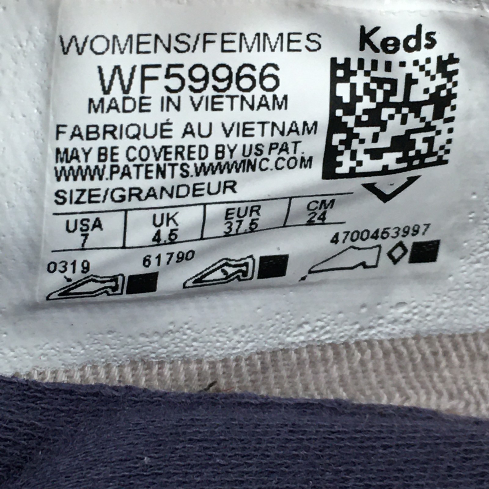 Keds Shoes Womens 7 Carmel Jersey Casual Slip On Sneakers WF59966 Gray Fabric