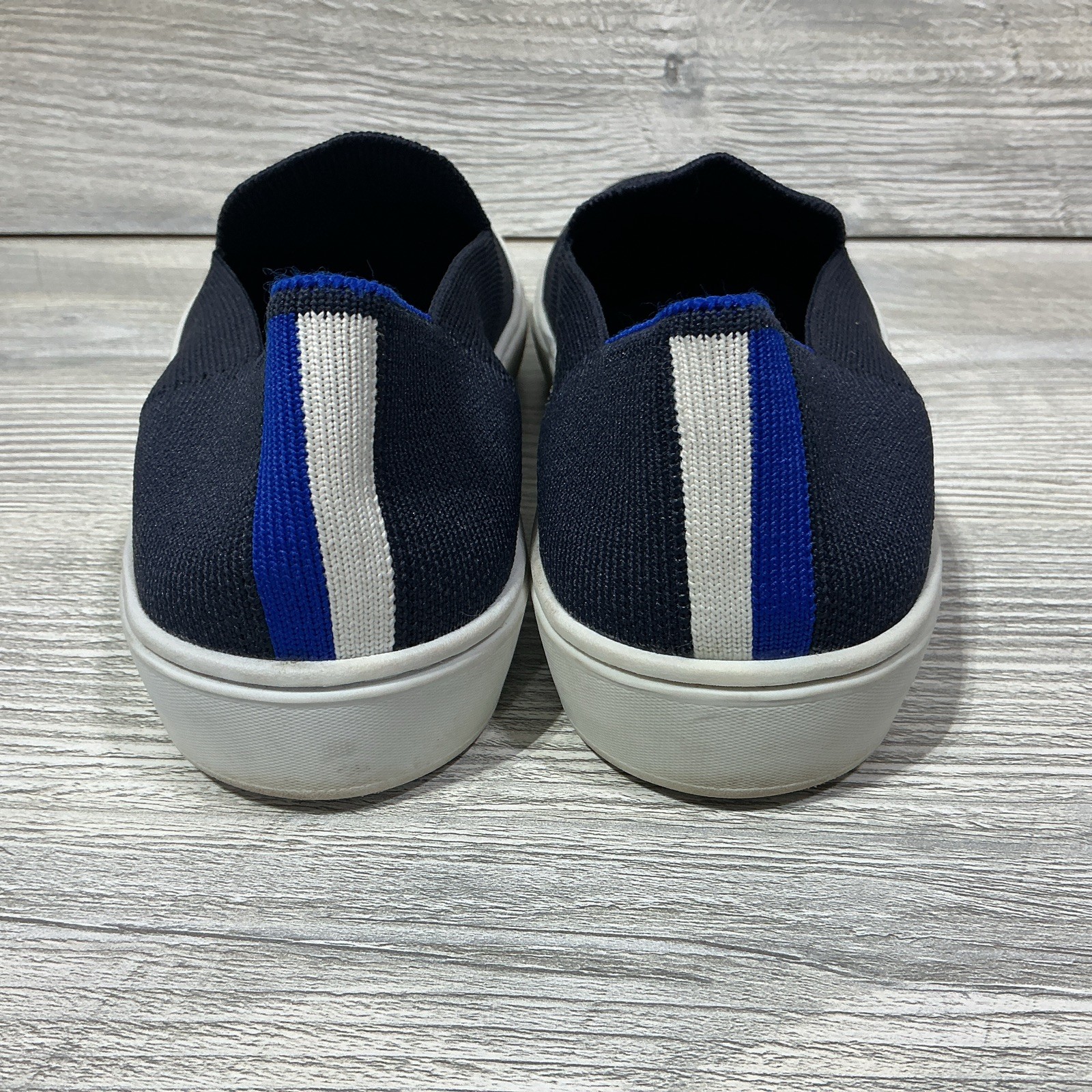 Rothy’s The Original Slip On Sneaker Women’s Casual Shoe Navy Blue Size 6.5