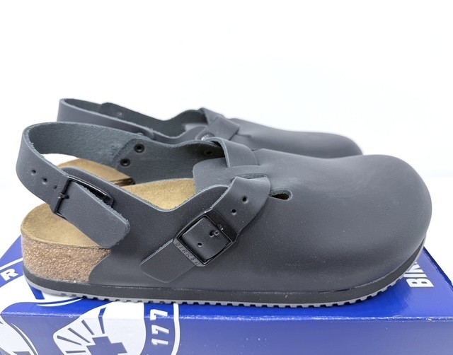 Birkenstock Professional Tokio Super Grip Leather Black 40 US L 9.0 Narrow