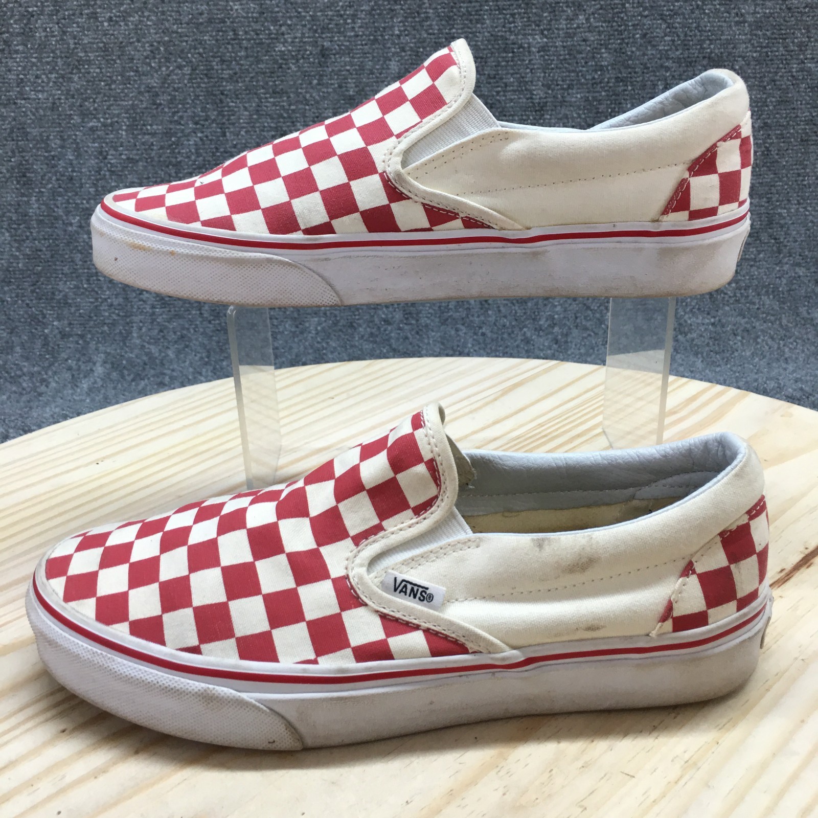 Vans Shoes Womens 9 Mens 7.5 Classic Slip On Checkerboard Multicolor Low 500714