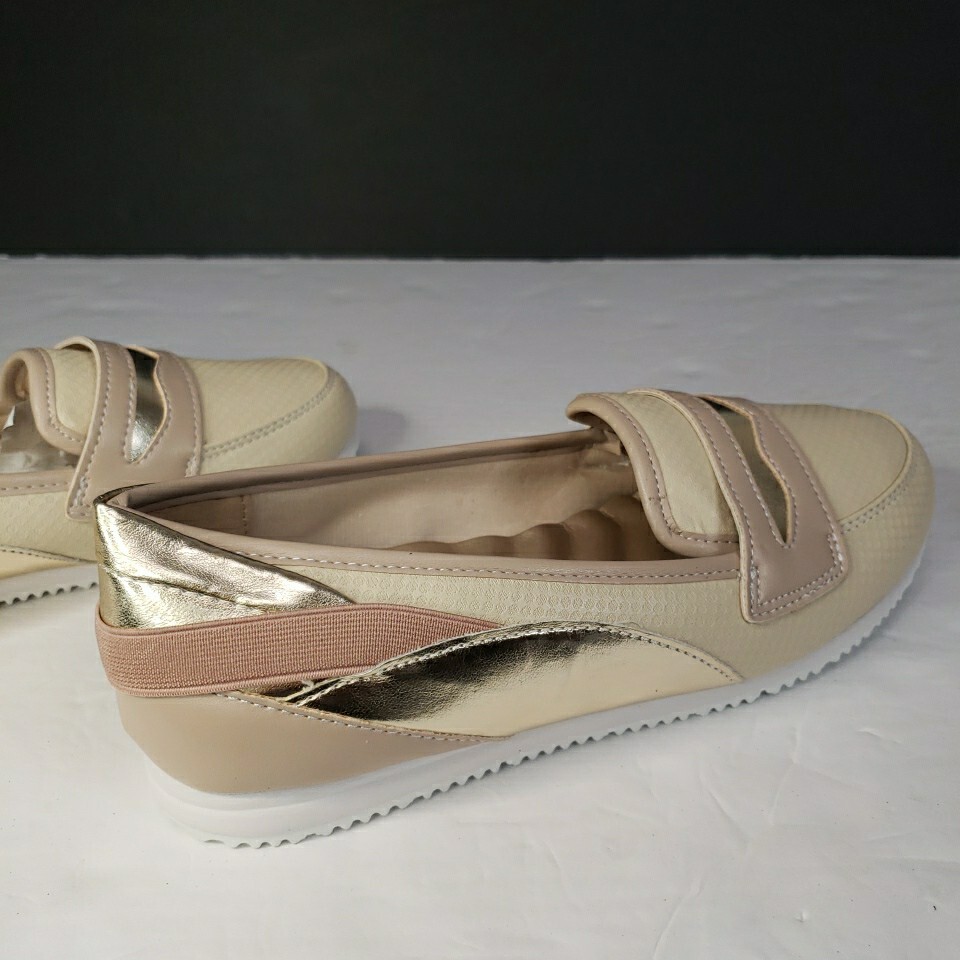 Avon Venus Cushion Walk Metallic Loafer Womens 7 Shoes New