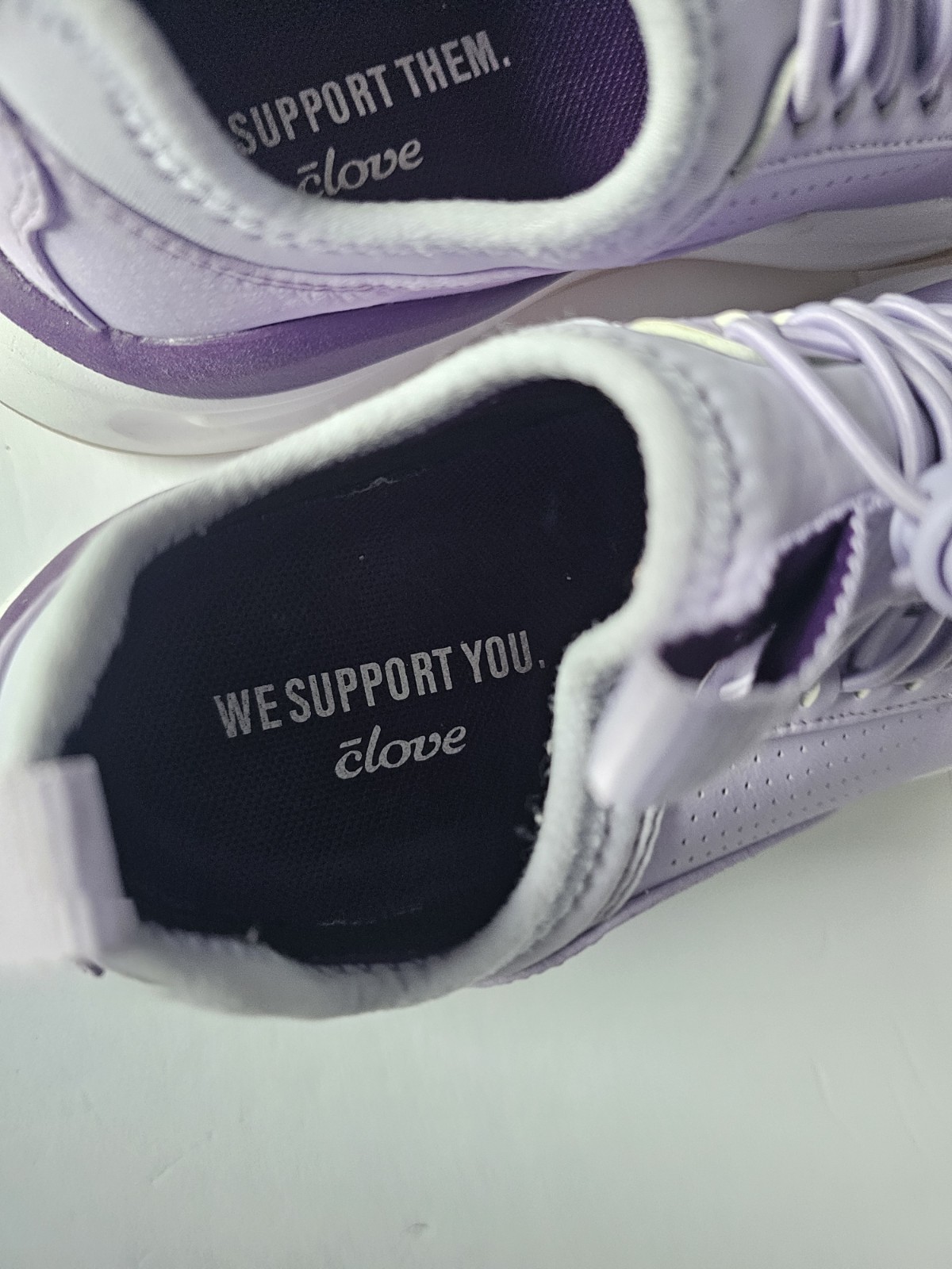 Clove Womens Nursing Shoes Lavender W5.5 EU36 Healthcare Slip Resistant