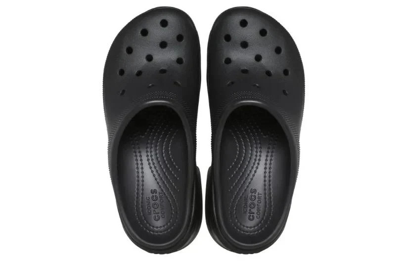Crocs Siren Clog Mule Croslite Platform UNISEX 208547-001 BLK (Size M10/W12) NWT