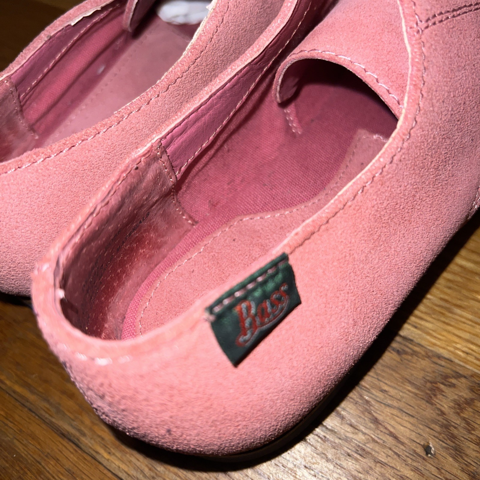 Bass Ely-2 Desert Rose Pink Oxfords Women Size 9.5 RARE!