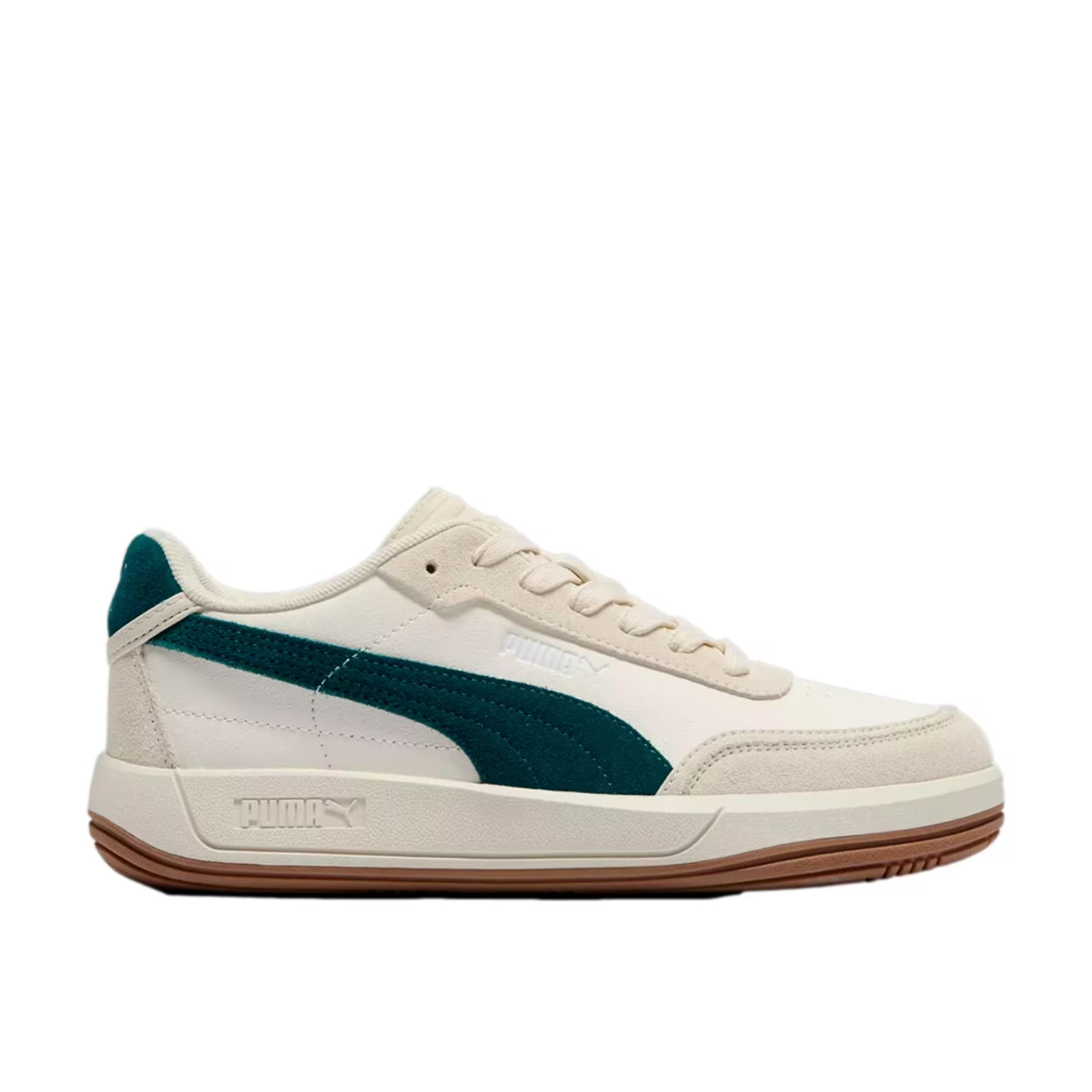 Puma Club Pearl White/Green 399360-03 Women’s Size 6.5 Medium