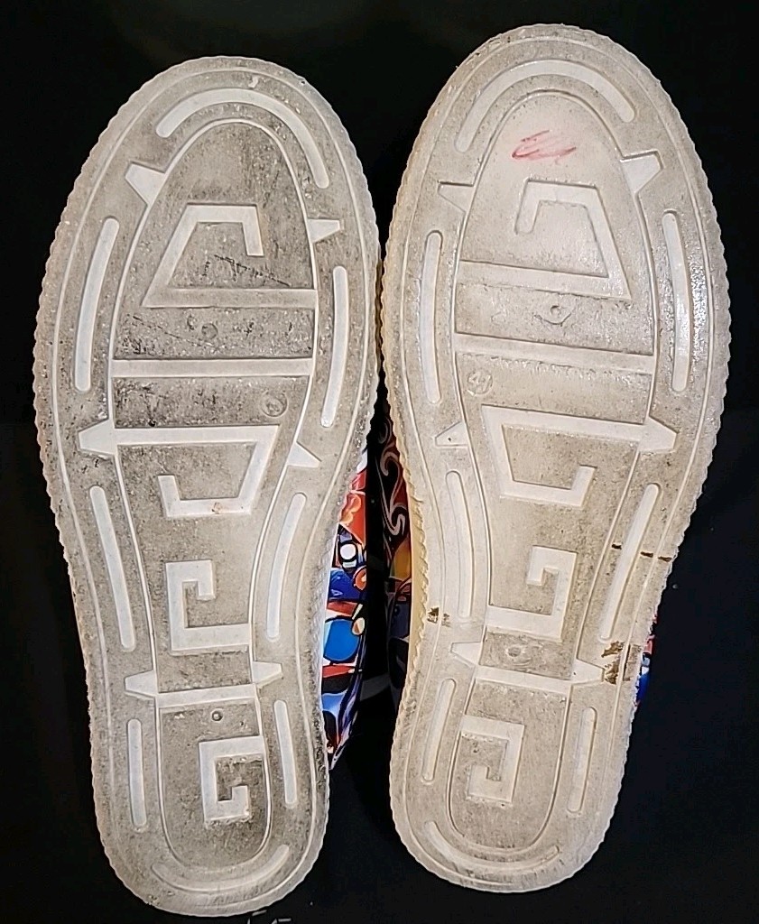 SHE & IN Graffiti Clown Print SHOE SIZE 41 US 10 See Photos Size Chart Sneaker