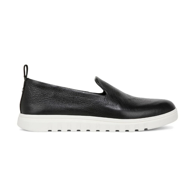 VIONIC Uptown Willa Slip On Sneaker – Black Leather NEW