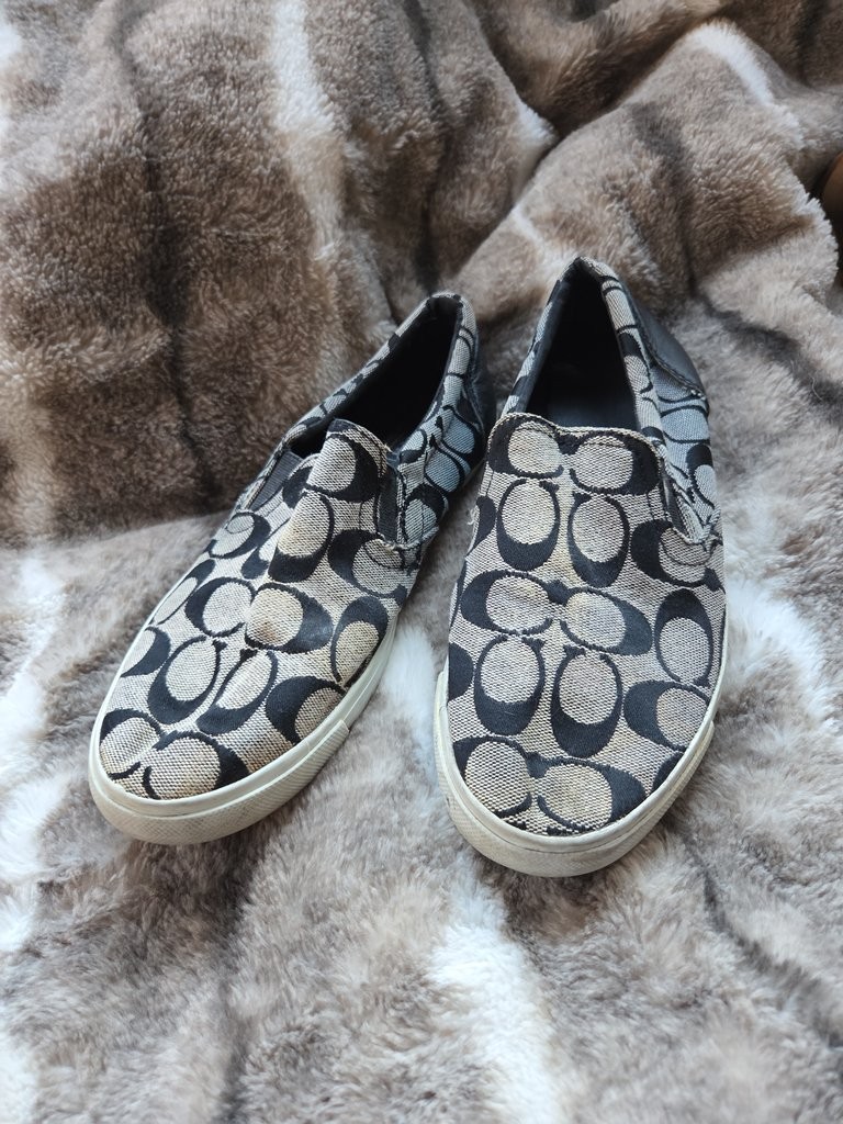 Coach Signature Slip-On Sneakers