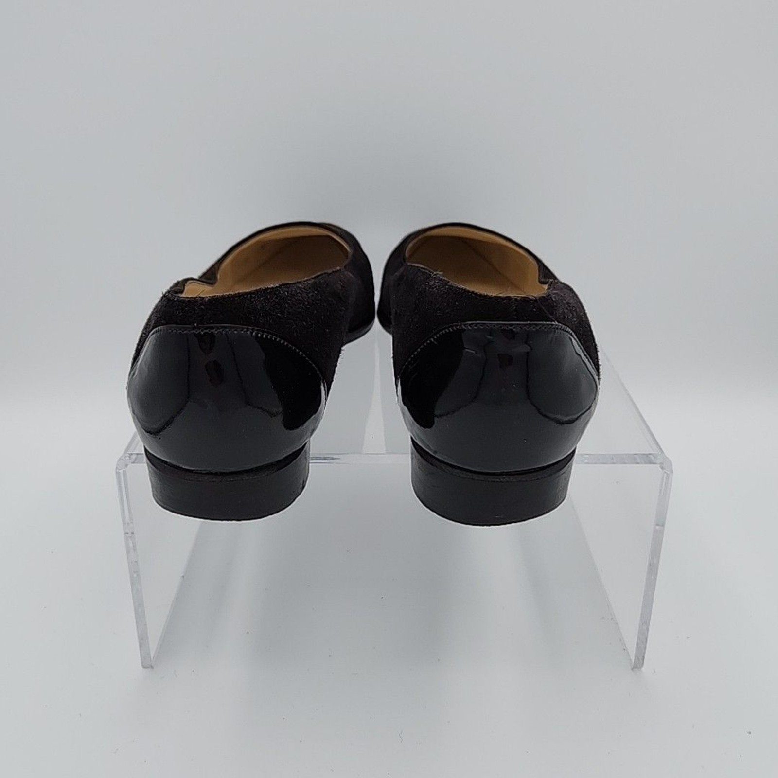 BALLY Black VINTAGE Block Heel Loafers Slip on Dress Shoes Women’s 5.5 E