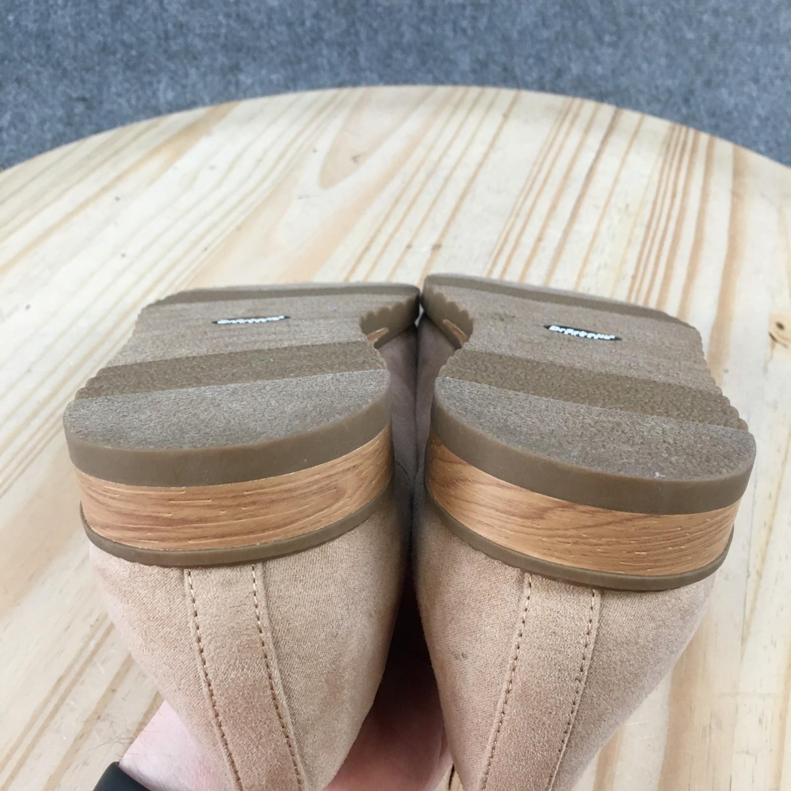 Dr Scholls Jettison Loafer Shoes Womens 10 M Low Almond Toe Casual Beige NEW