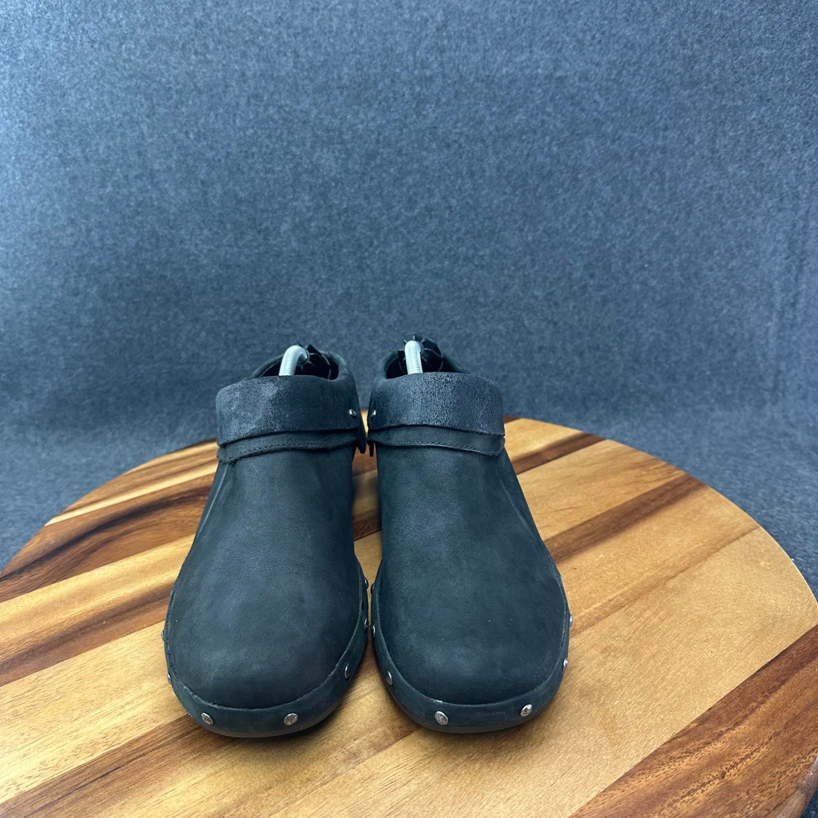 Merrel Shoes Womens 10 Luxe Wrap Casual Slip On Mule Clogs J68660 Black Leather