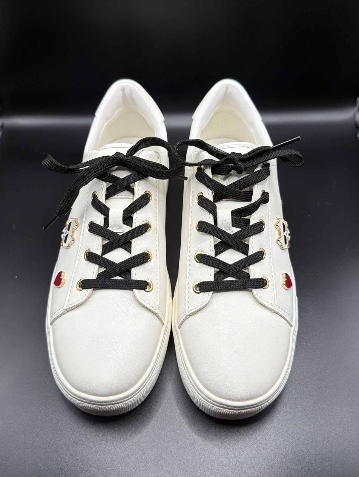 NWOT* Karl Lagerfeld Paris Women’s Cate Pins Embellished Sneakers*Size 8*
