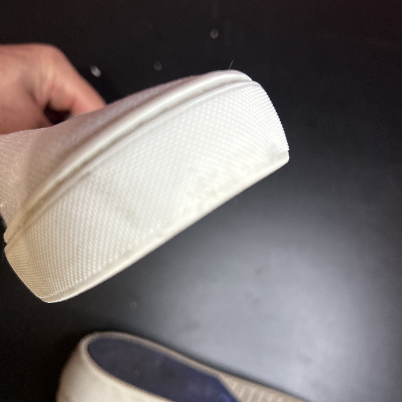 Rothy’s The Original Womens Size 9.5 White Casual Walking Slip On Shoes Sneakers