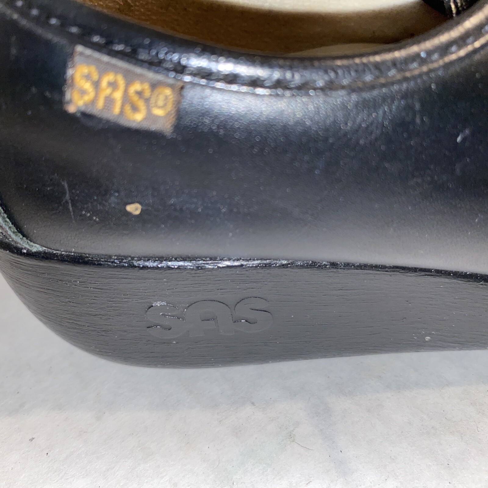 SAS Genuine Handsewn Womens Comfort Shoes Black Size 7