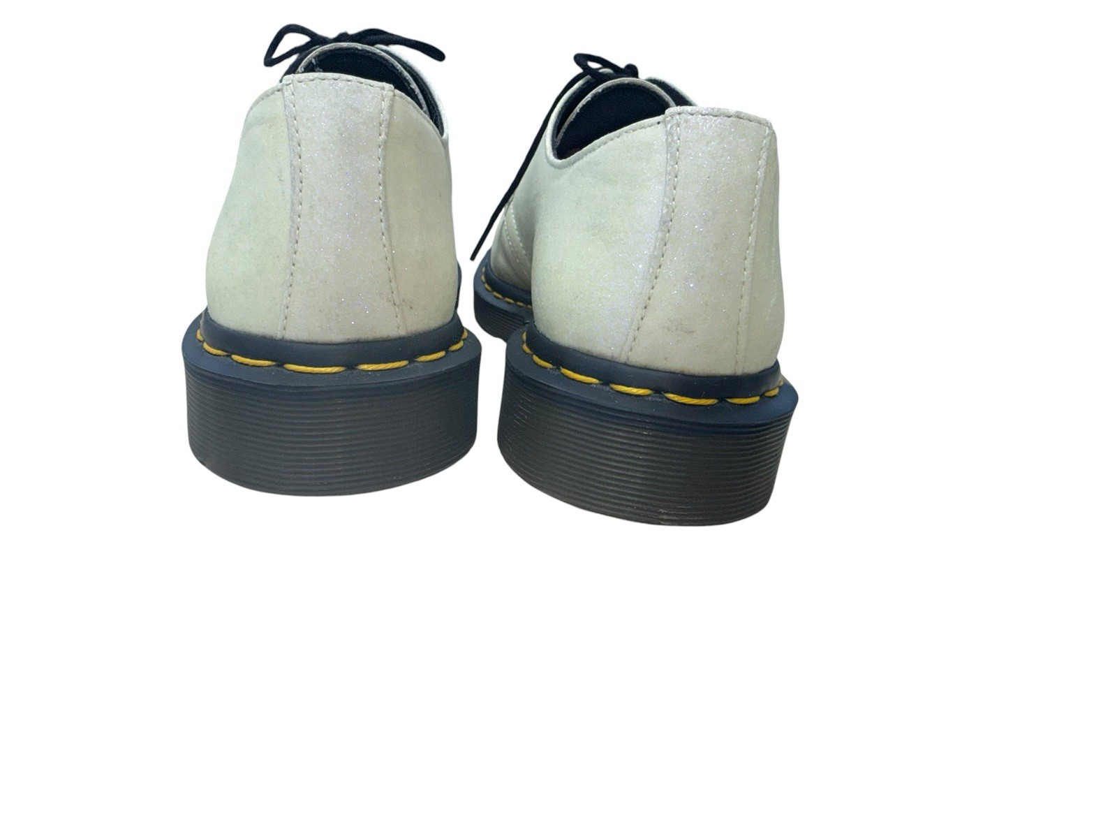 Dr. Martens 1461 GLTR Women’s US 8 White Iridescent Glitter Leather Oxfords