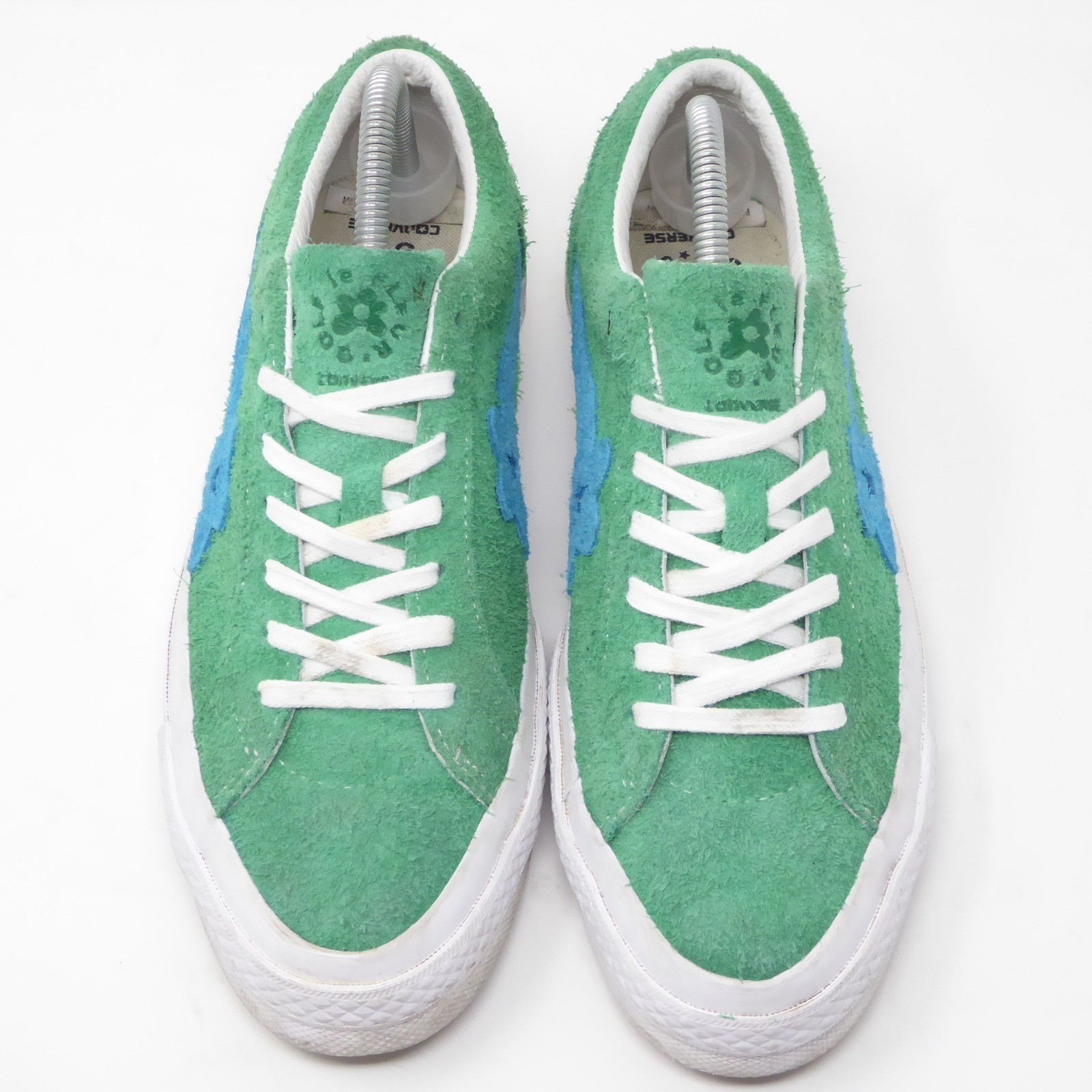 Converse Golf Le Fleur One Star Sneakers Shoes Suede Green Womens 9.5 Low Top
