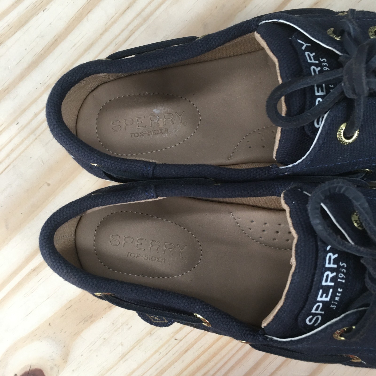 Sperry Top Sider Koifish Boat Shoes Womens 8 Lace Up Casual Canvas Blue STS87082