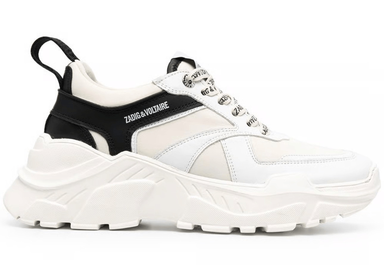 ZADIG&VOLTAIRE Future Contrast Strap Sneakers, Sz 40 Us 9/9.5 $400