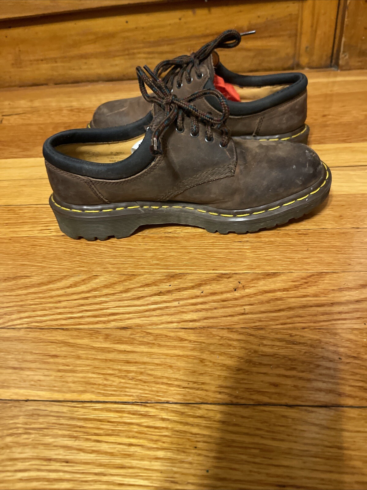 Dr Martens Brown Leather Clunky Sole 5 Eye Oxfords 8053 Women’s Size 7