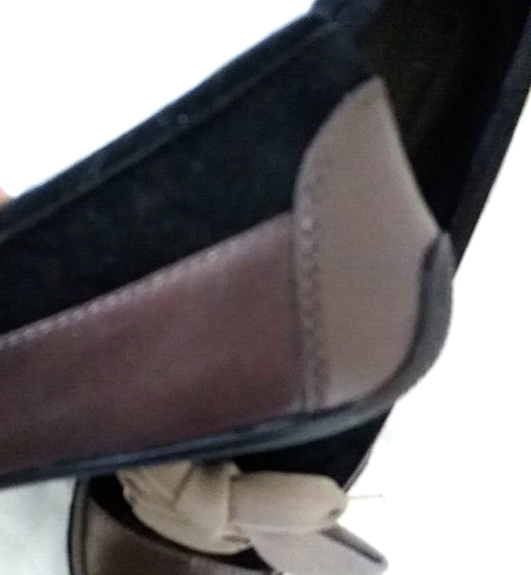 CANDICE COOPER Candy Bow Sneaker Ballet Flat Brown/Black Leather+Suede (5) NWOB