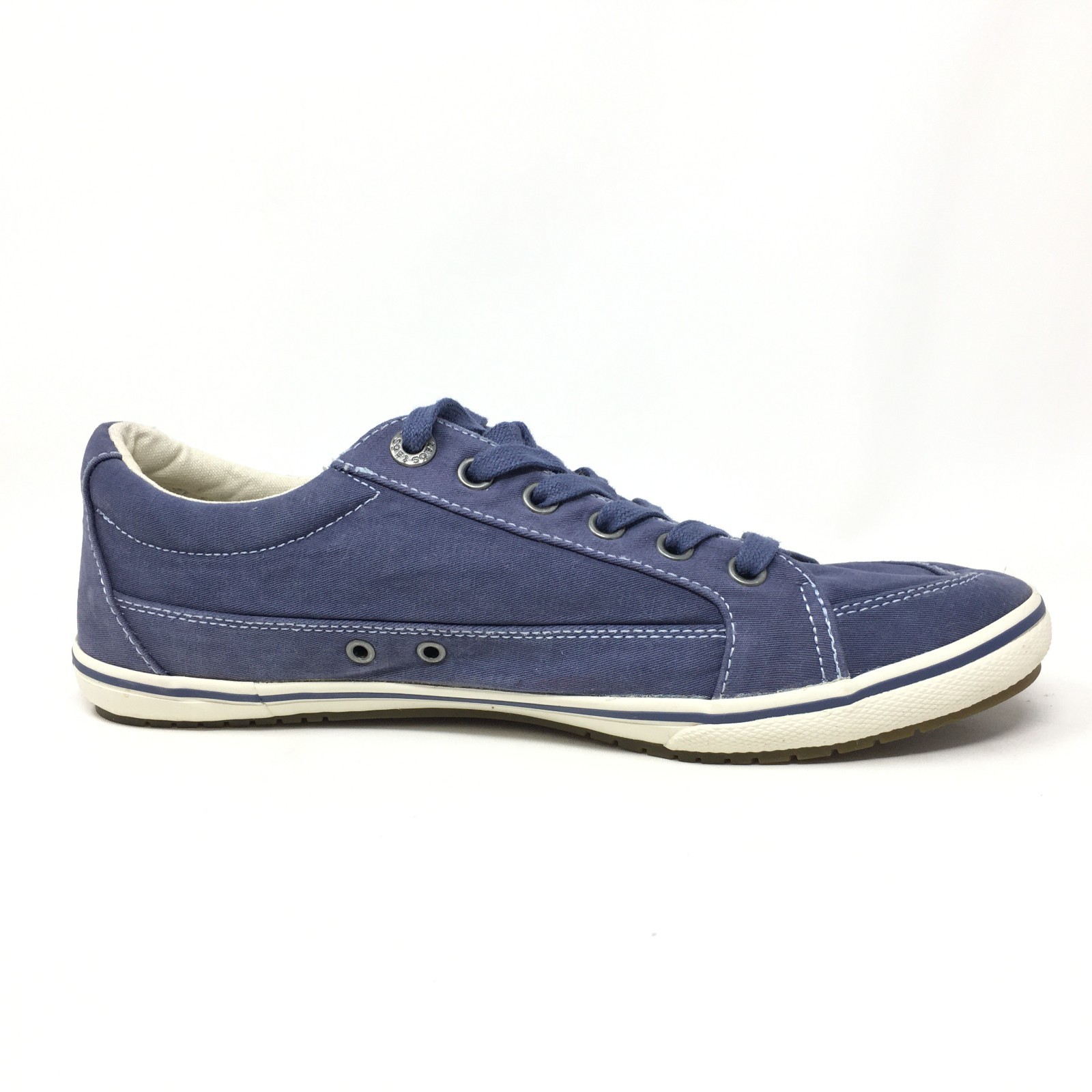 Taos Moc Star Shoes Sneakers Womens size 9.5 Blue Washed Denim Casual Comfort