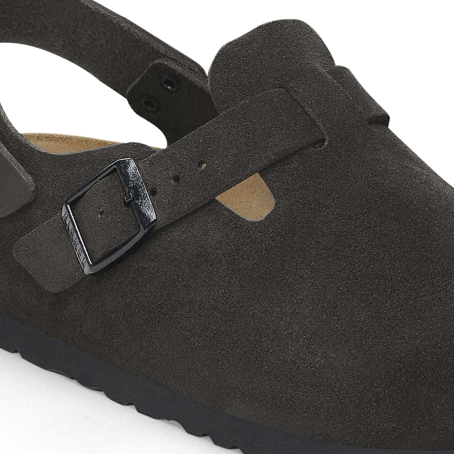 Birkenstock Tokio Size US 5-5.5 EU 36 Clog Mules Shoes Black Suede
