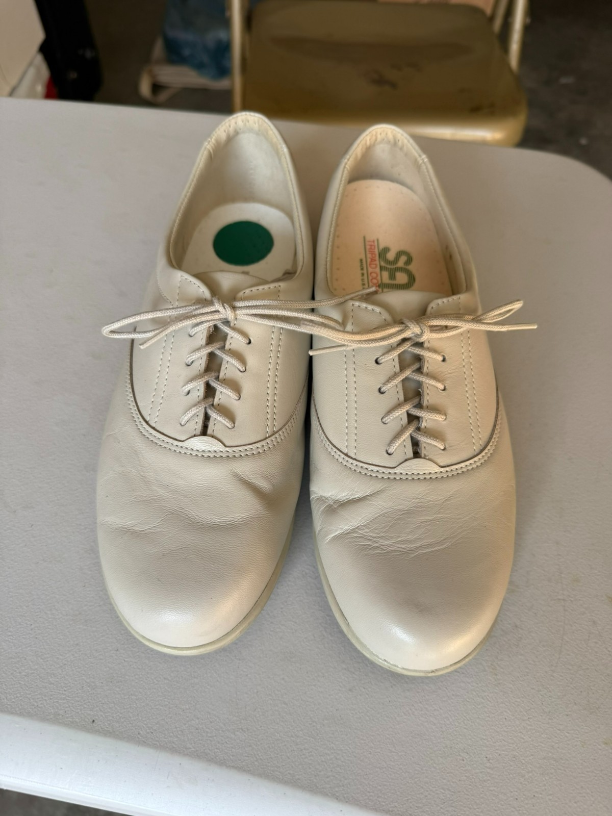 SAS TRIPAD COMFORT SIZE 8 W SOFT STEP HEEL TIE SHOES WOMANS