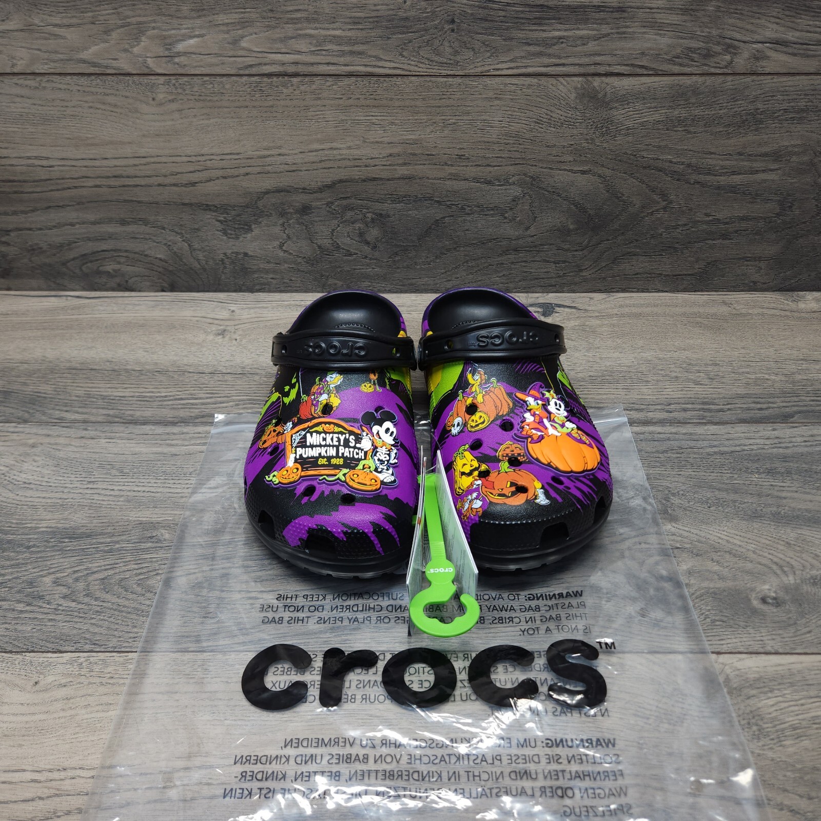 Disney Parks Halloween 2024 Mickey’s Pumpkin Patch Adult Clogs Crocs Choose Size