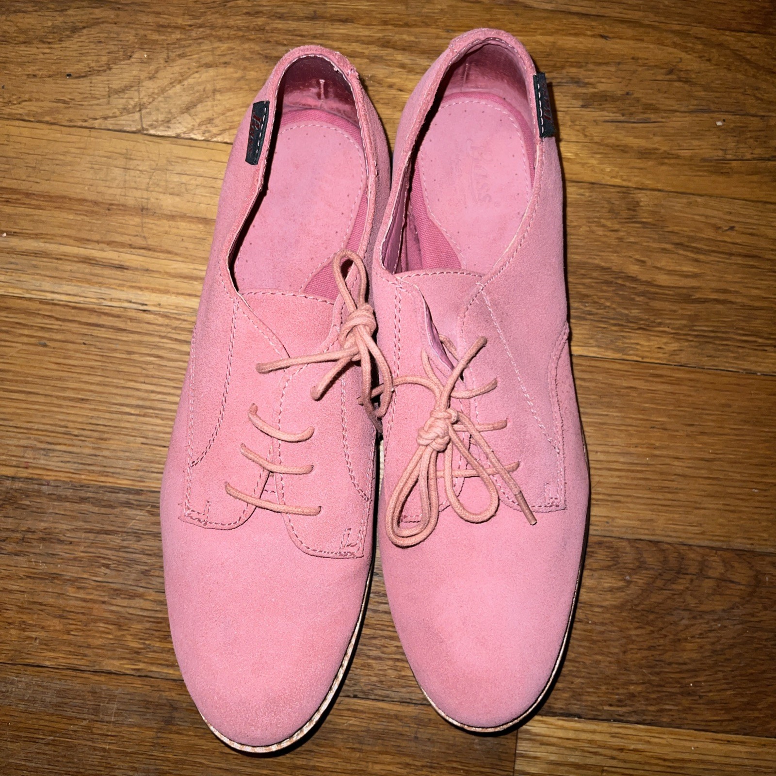 Bass Ely-2 Desert Rose Pink Oxfords Women Size 9.5 RARE!