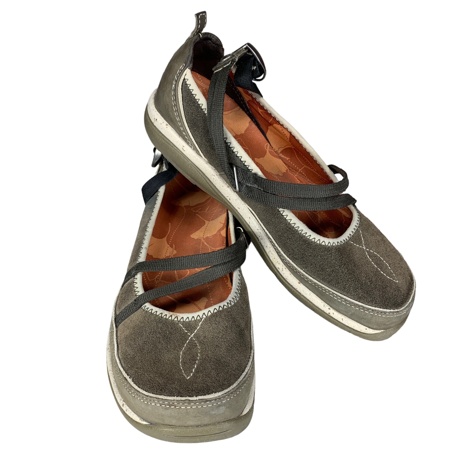 Chaco Mary Jane Beluga Slip On Hiking Walking Camping Shoes Size 6.5 Leather