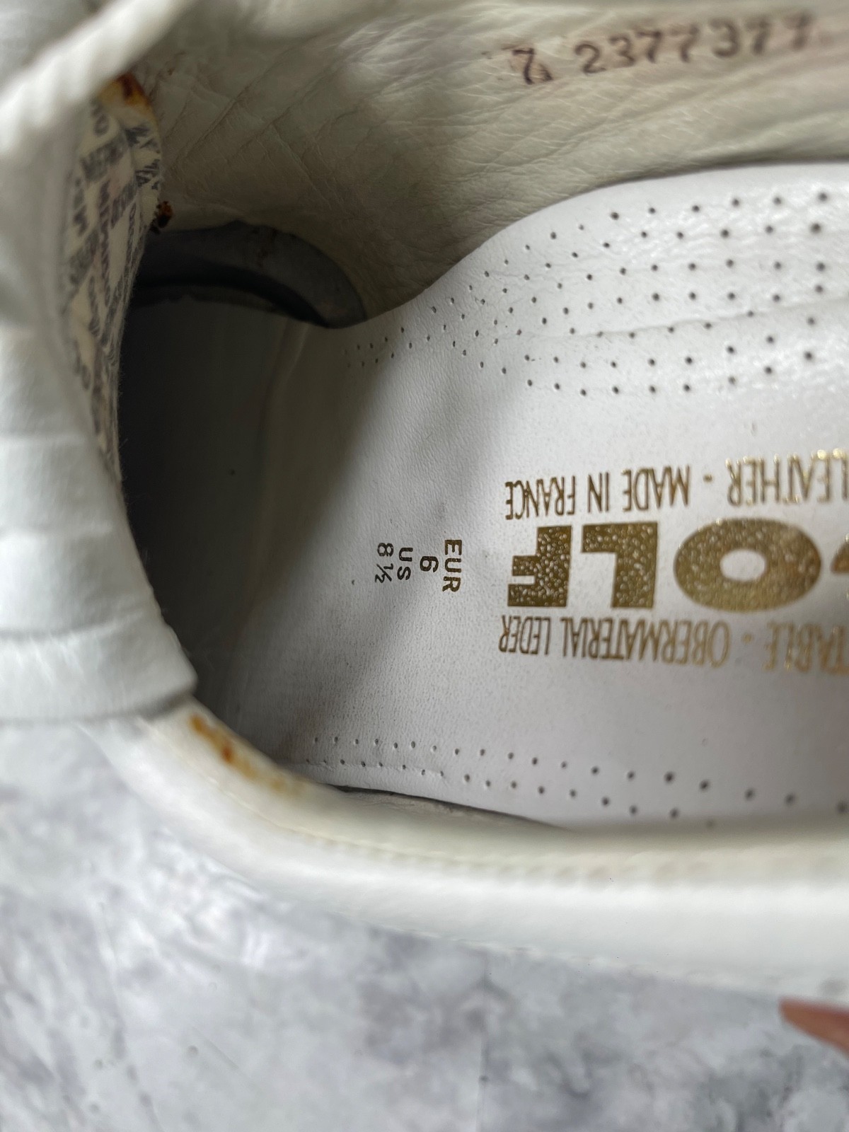 Mephisto Golf Shoes Women 8.5M Air-Relax Shoes White Leather Wingtips Kiltie