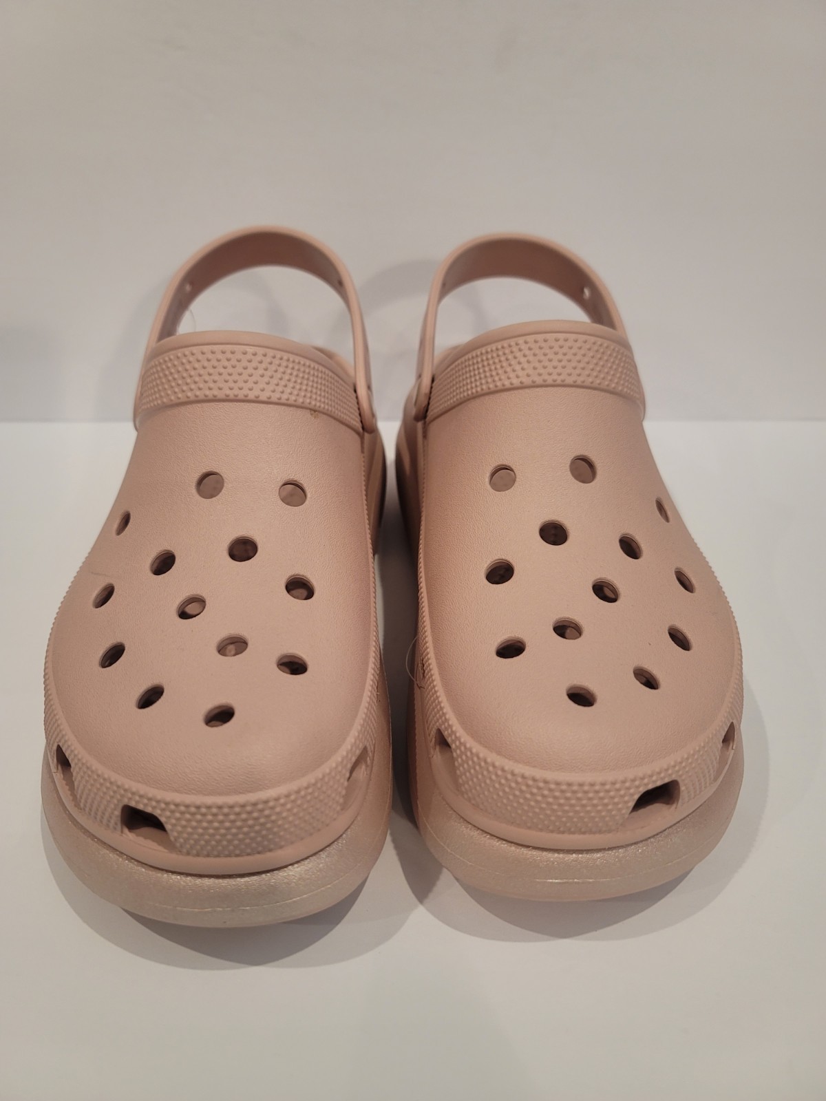 Crocs Unisex – Adult Classic Stacked Clogs Platform, Pink, M11/W12.5 NWOT.