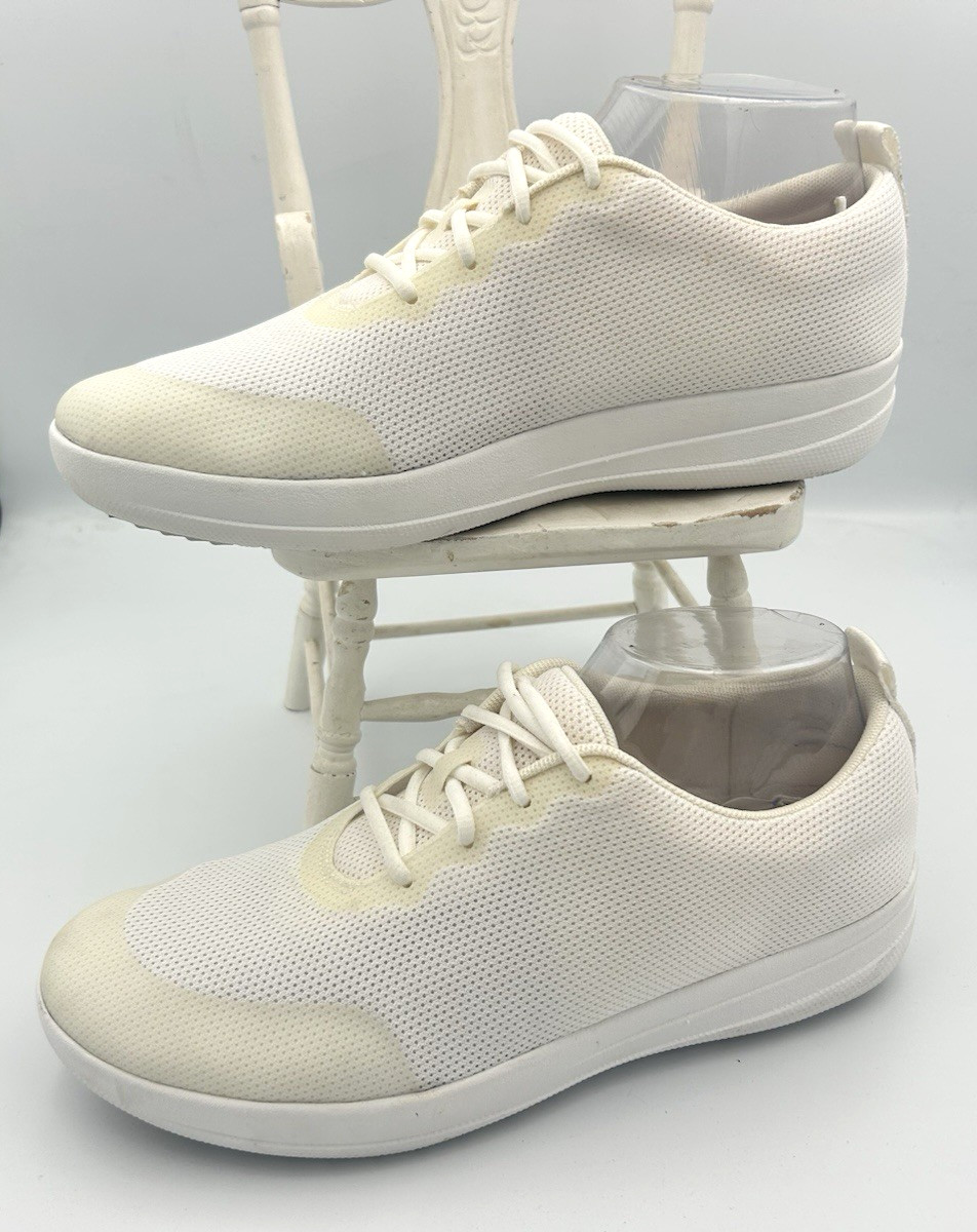 FITFLOP F-Sporty Ombre Urban White Comfort Sneaker SN Q10-194 Women’s Size 9